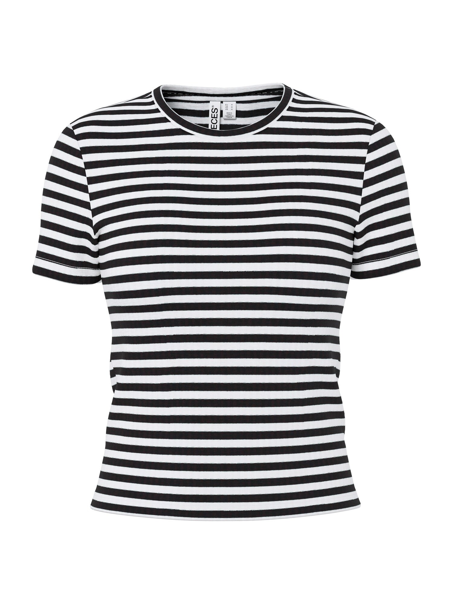 PIECES Tricou PCLaya Baby  negru / alb