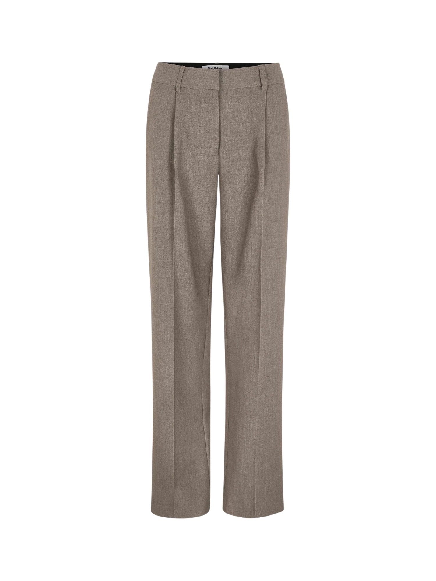Soft Rebels Pantalón 'SRVilja' marrón oscuro