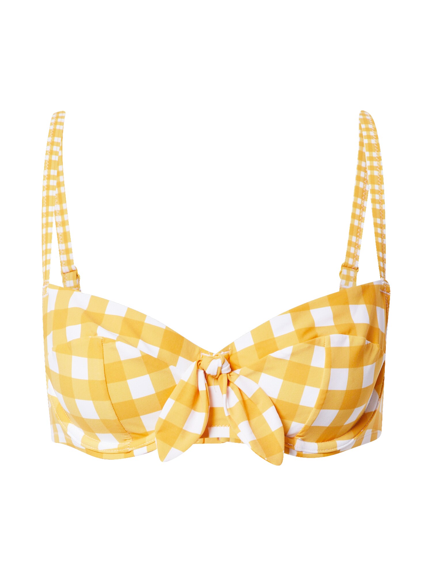PASSIONATA Bikinový top  zlatá žltá / biela