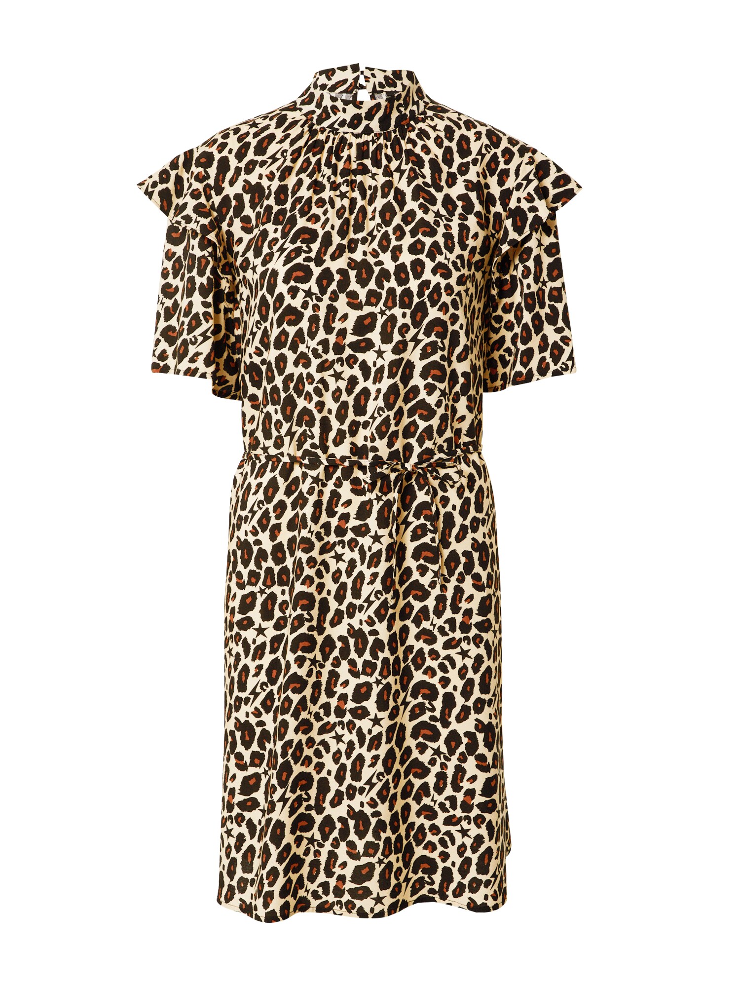 IKKS Rochie ROB  bej / maro caramel / negru