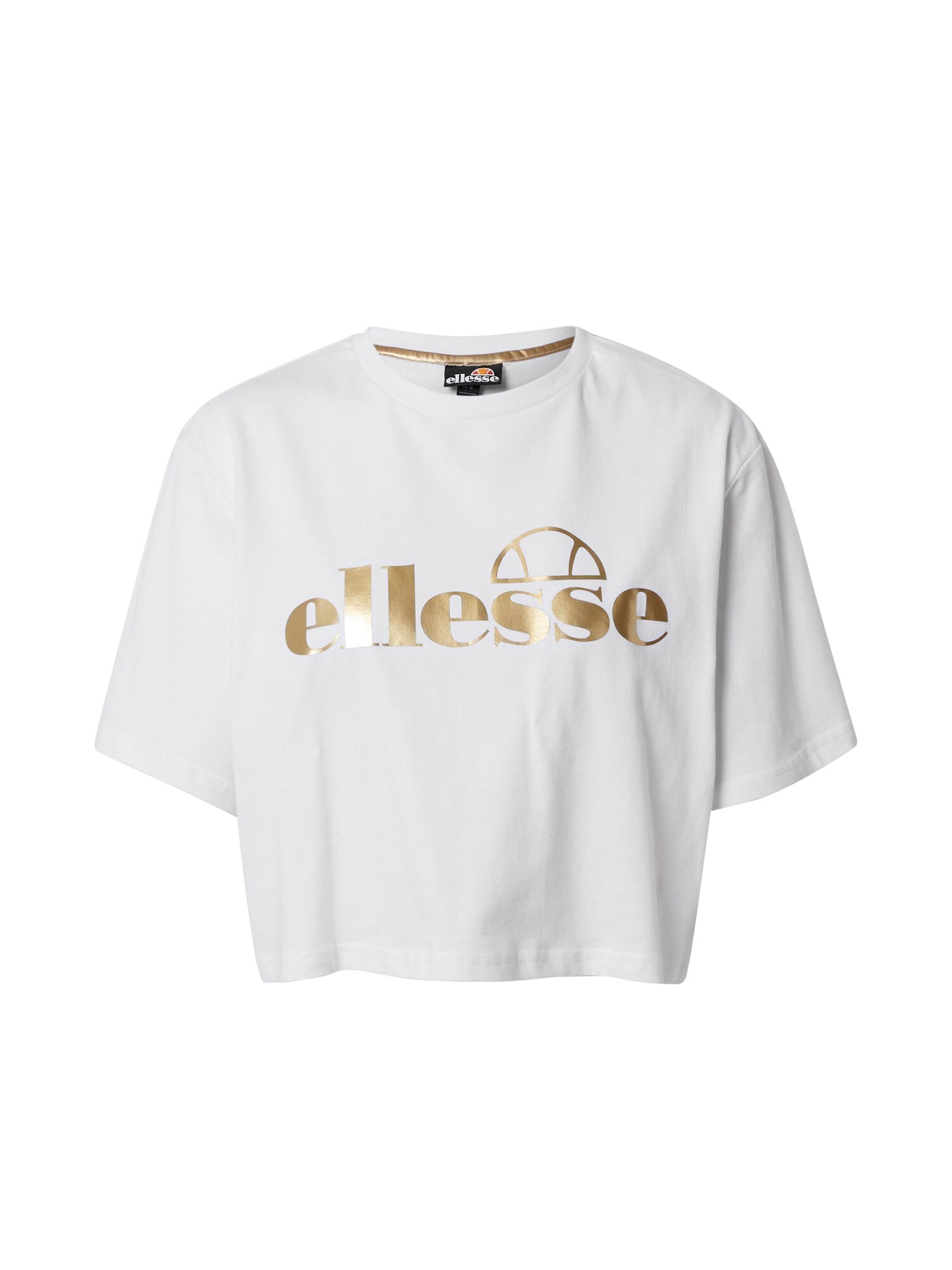 ELLESSE Tričko 'Presepe'  zlatá / biela