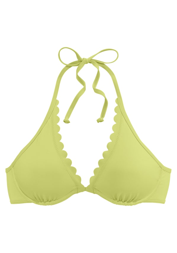 LASCANA, Bikini felső 'Scallop', sárga, 1 kép a 4 közül