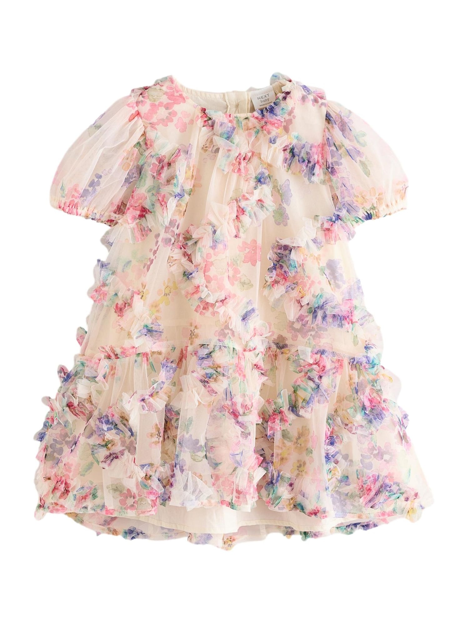 Next Rochie  verde smarald / lila / rosé / roz deschis