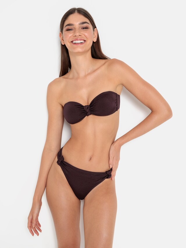 LSCN by LASCANA, Bikini felső 'Nele', lila, 4 kép a 6 közül