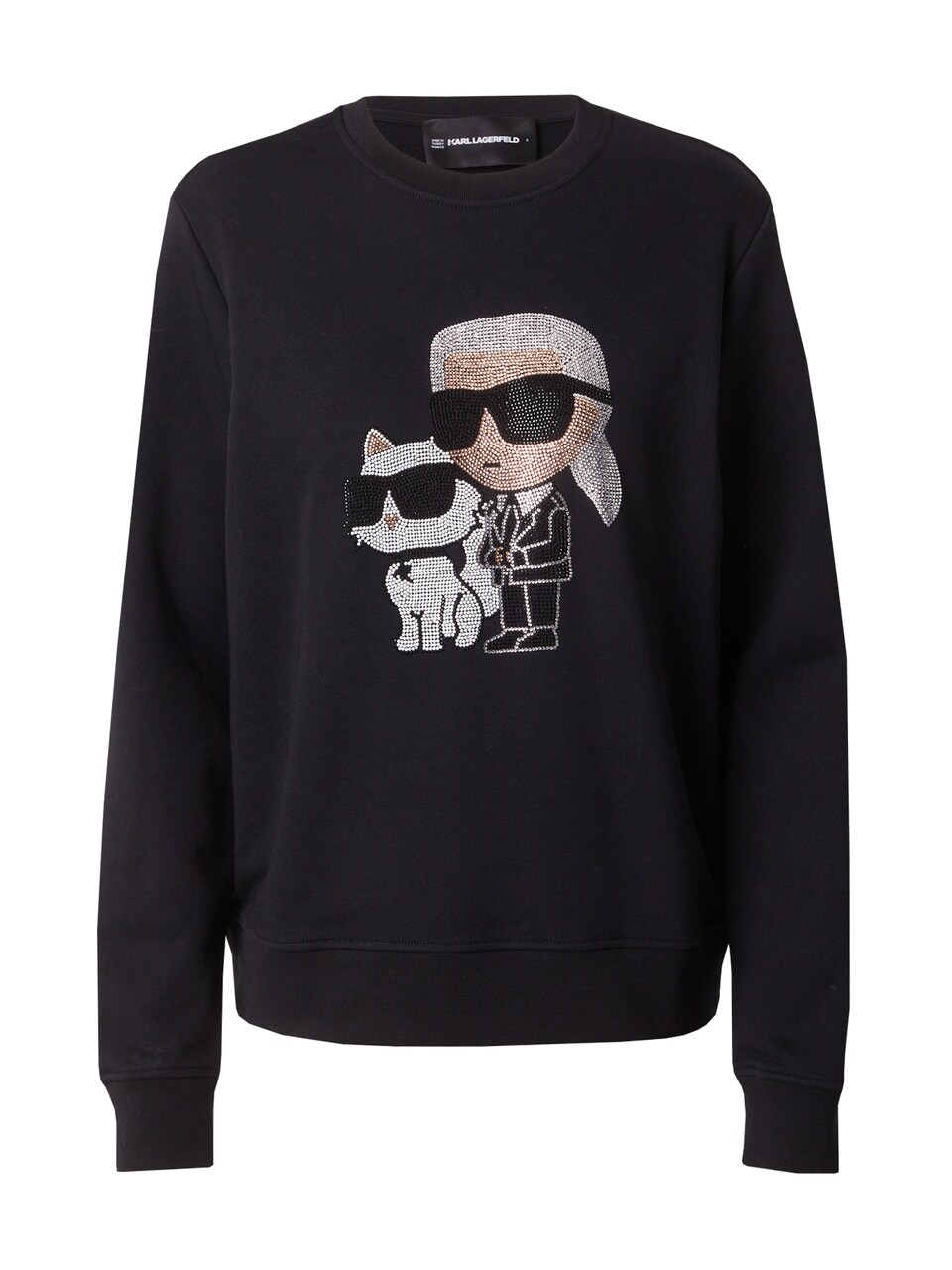 Sweatshirt 'Ikonik 2.0' beige / svart