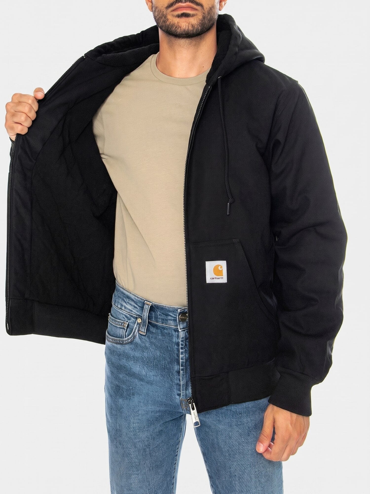 Carhartt WIP Chaqueta de entretiempo negro – imagen 4