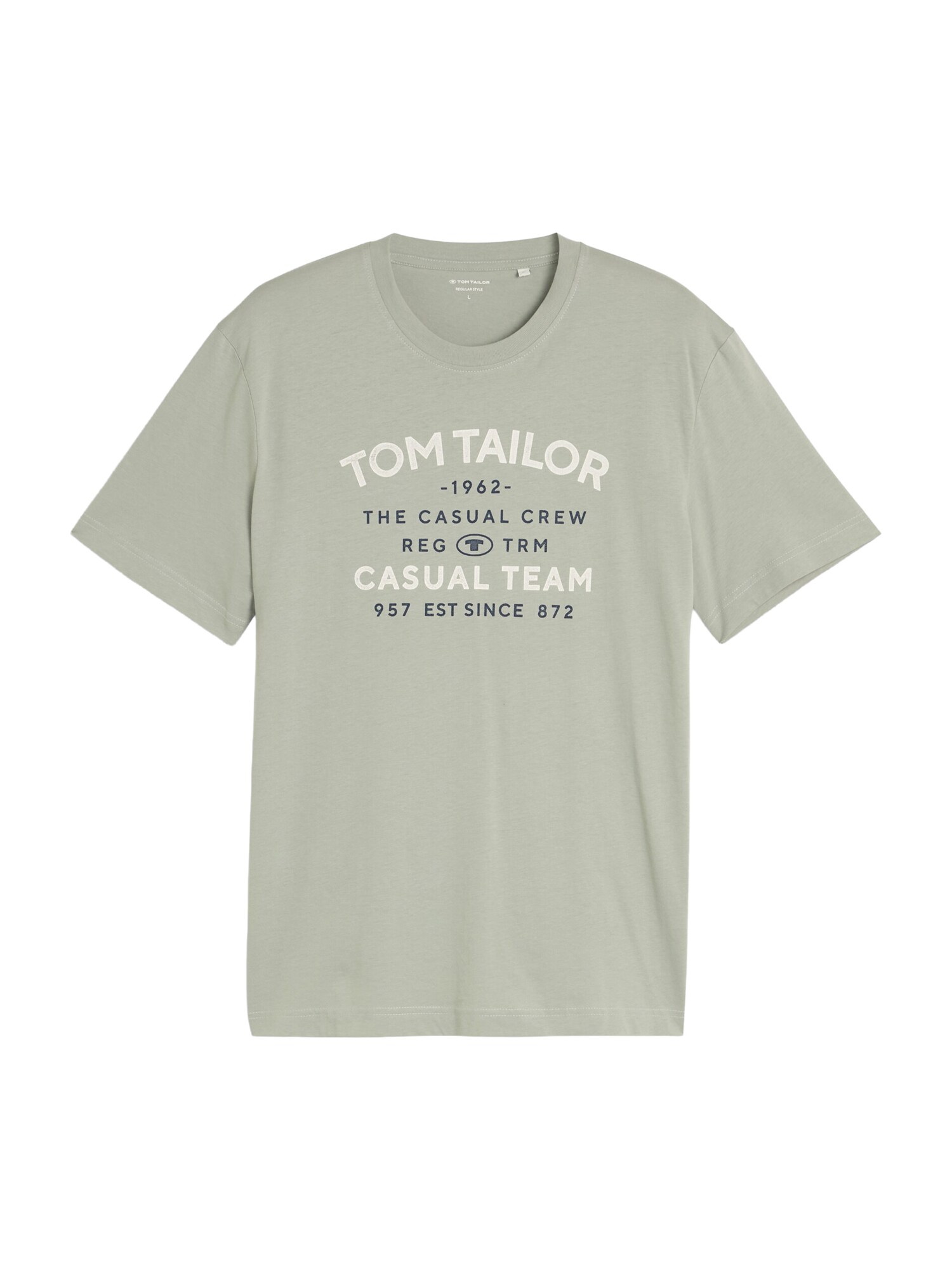 TOM TAILOR Tričko  námornícka modrá / mätová / biela