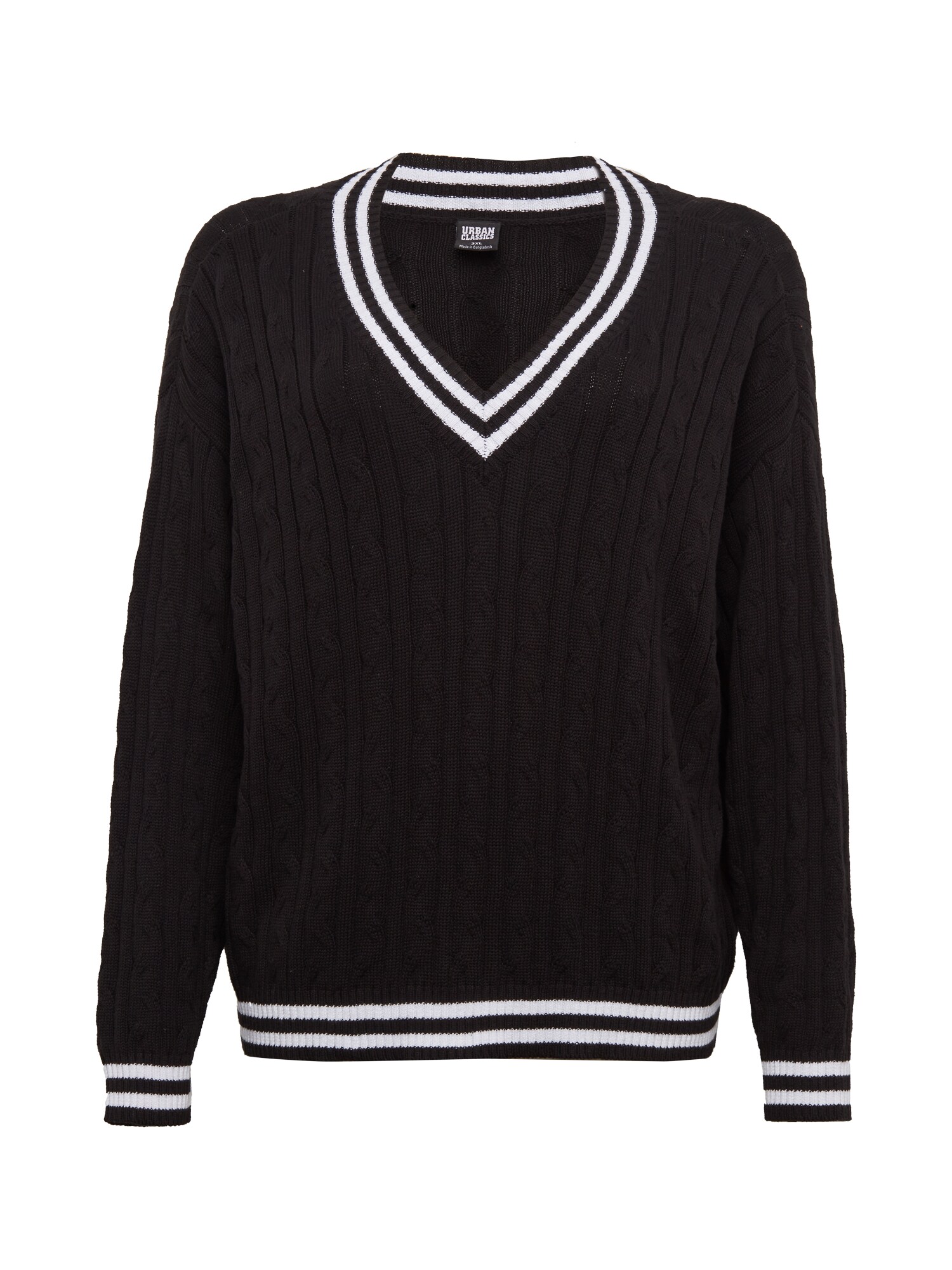 Urban Classics Megztinis  balta / juoda
