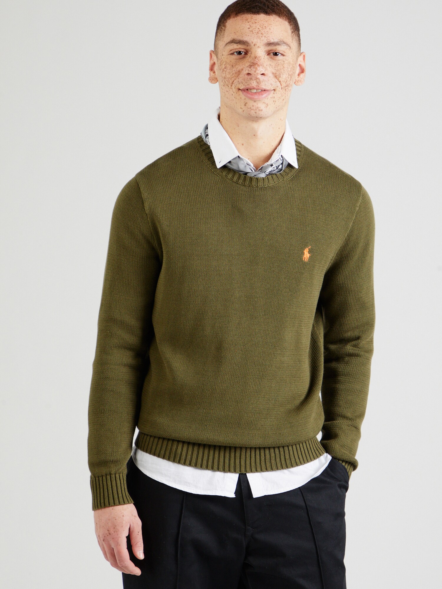 Polo Ralph Lauren Pulóver  olíva / sárgabarack termék 2. képe