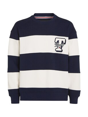 Tommy Jeans Sweatshirt Crème / Donkerblauw