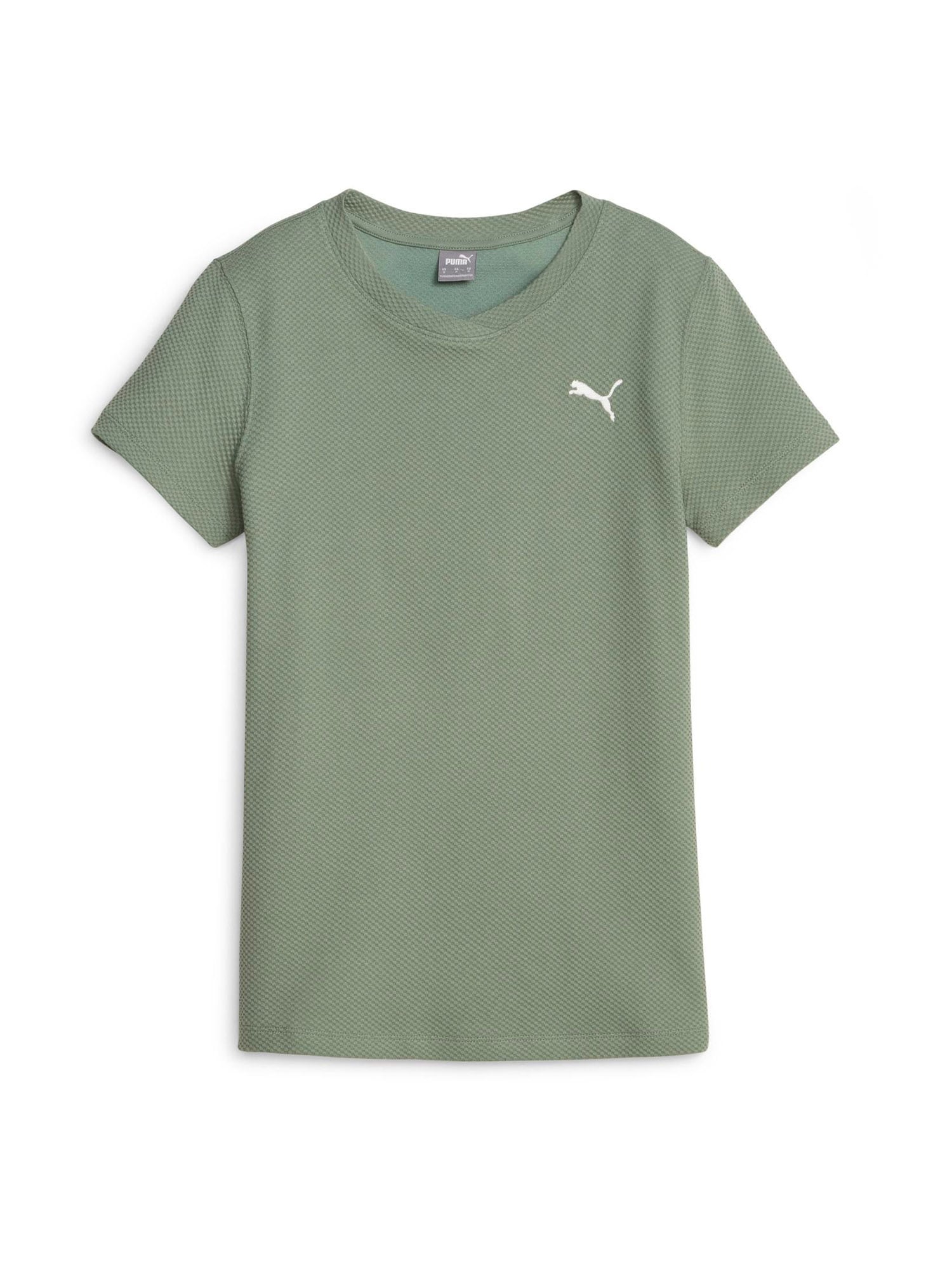 PUMA Tricou funcțional  verde / alb