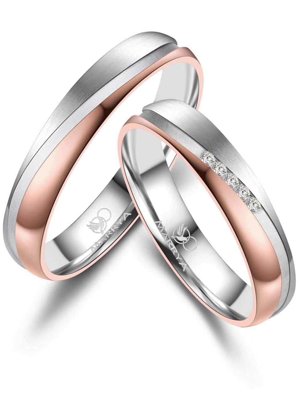 Ring 'MARRYA ES-42 Ehering aus Edelstahl'