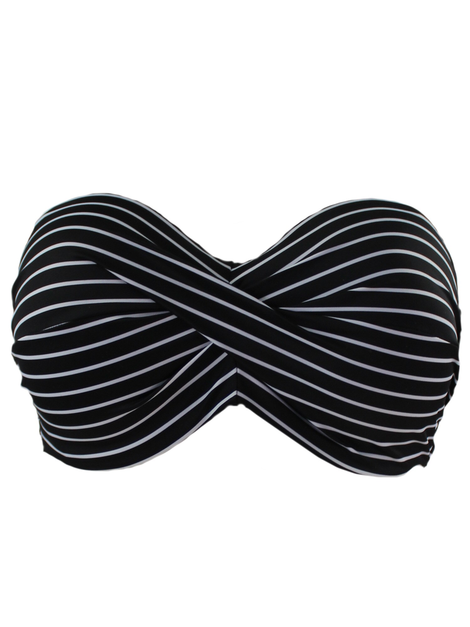 SugarShape Bikinový top 'Monaco' čierna / biela