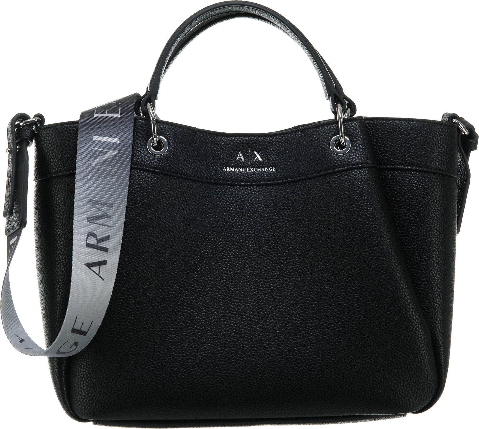 ARMANI EXCHANGE Kézitáska  szürke / fekete akciós termékkép 1