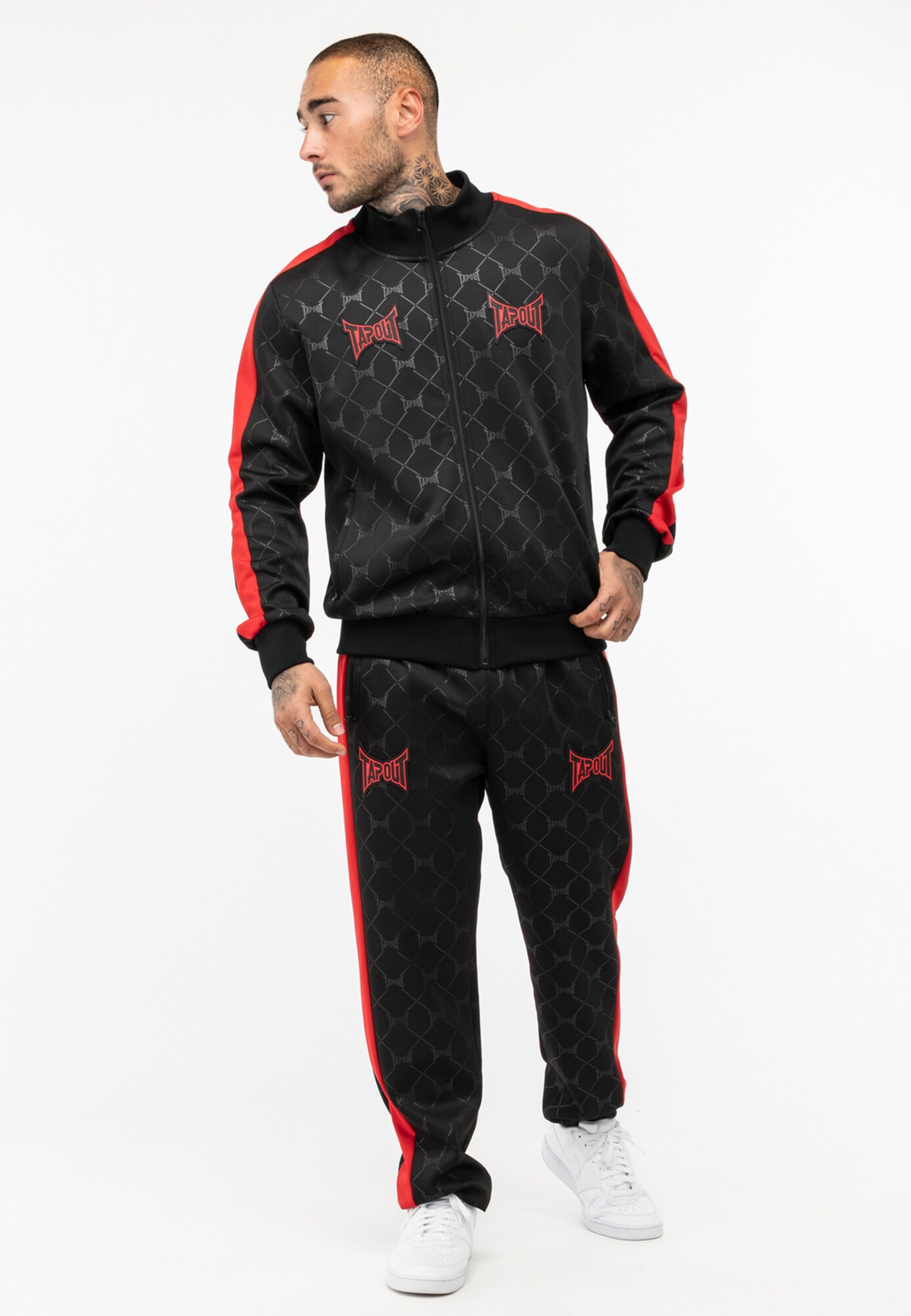 Tapout Jogging ruhák ' PUNKASS TRACK '  piros / fekete termék 2. képe