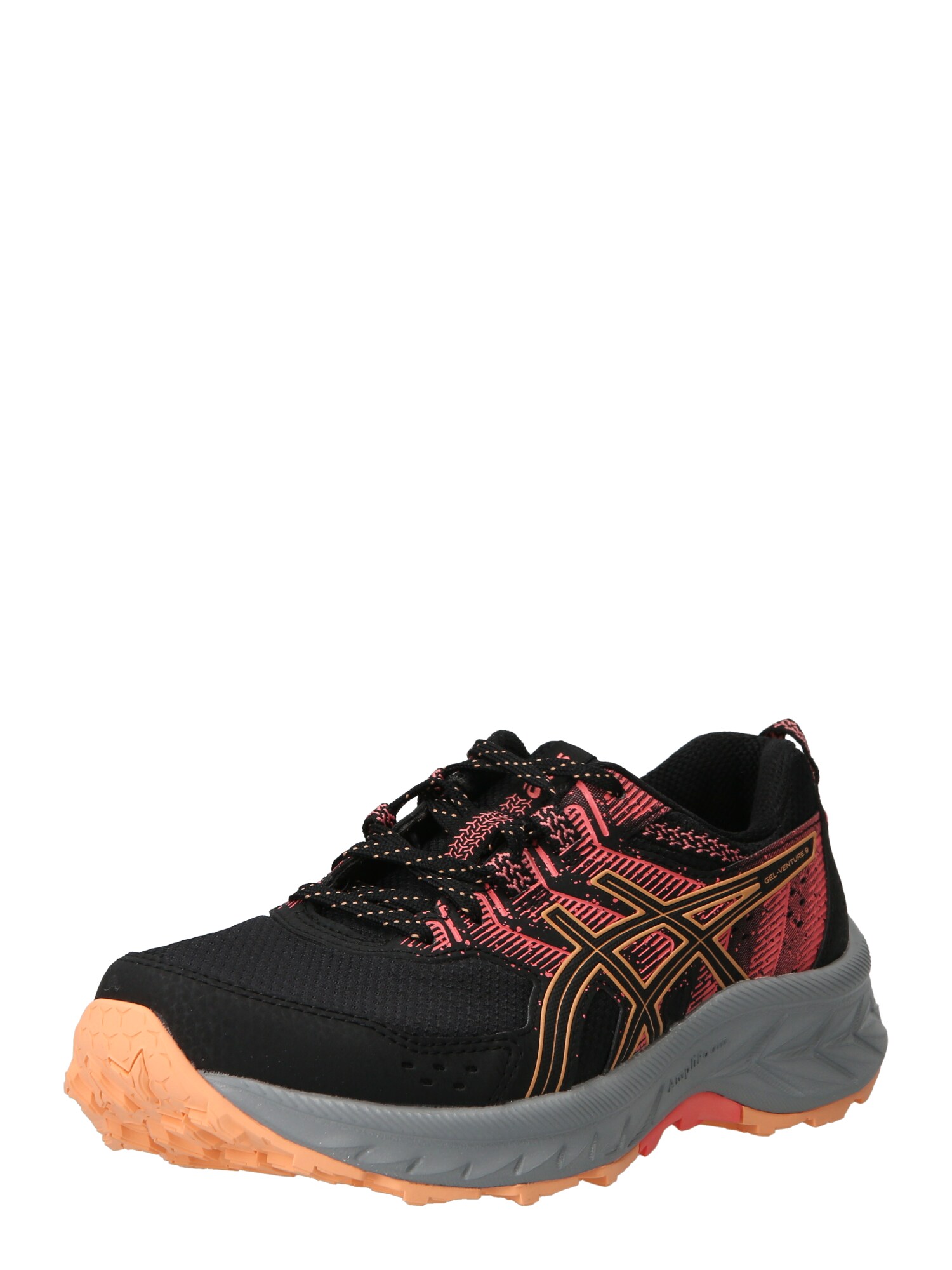 ASICS Bėgimo batai 'GEL-VENTURE 9' oranžinė / koralų splava / juoda