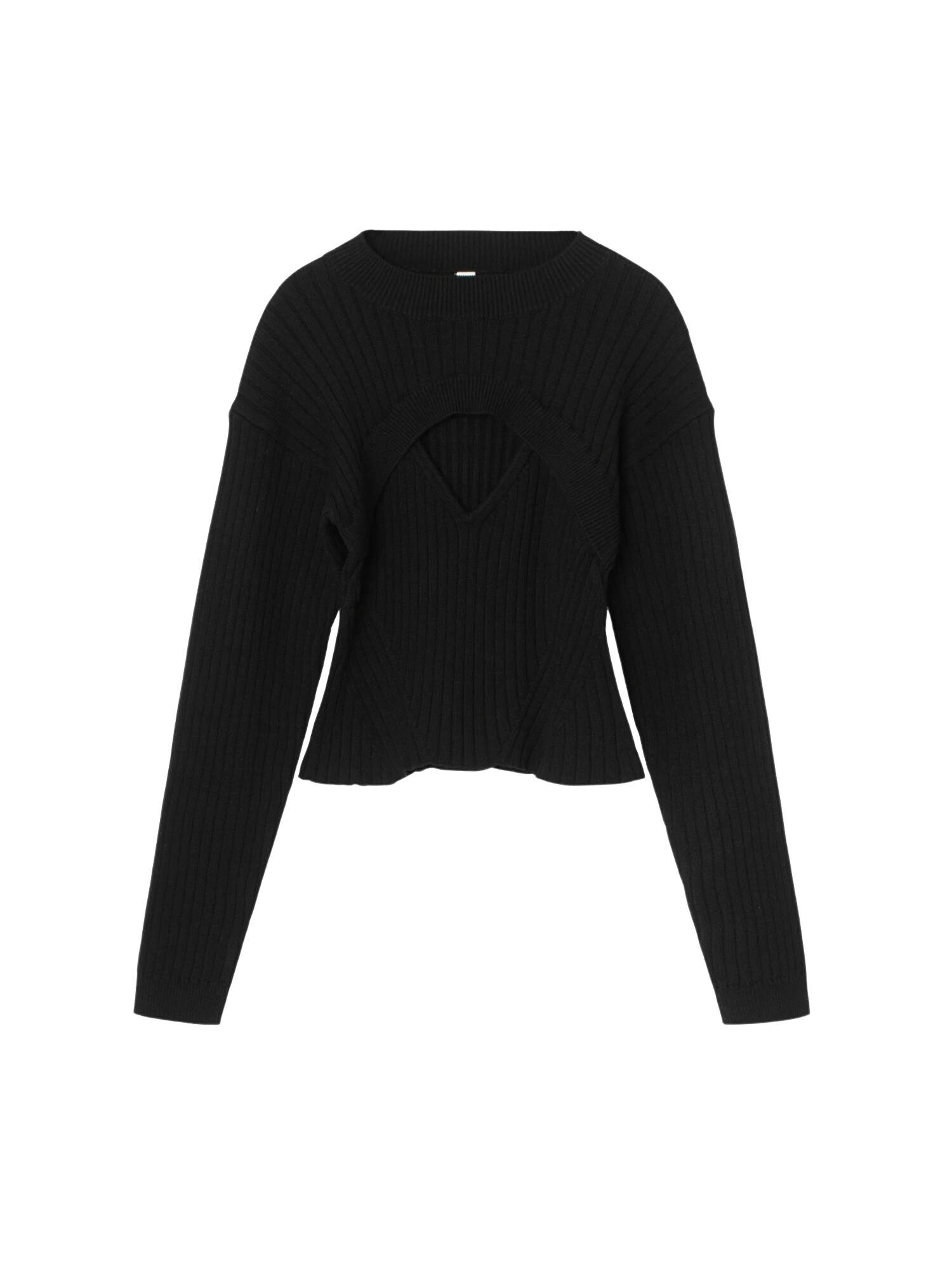 Résumé Tricou 'Vivian'  negru