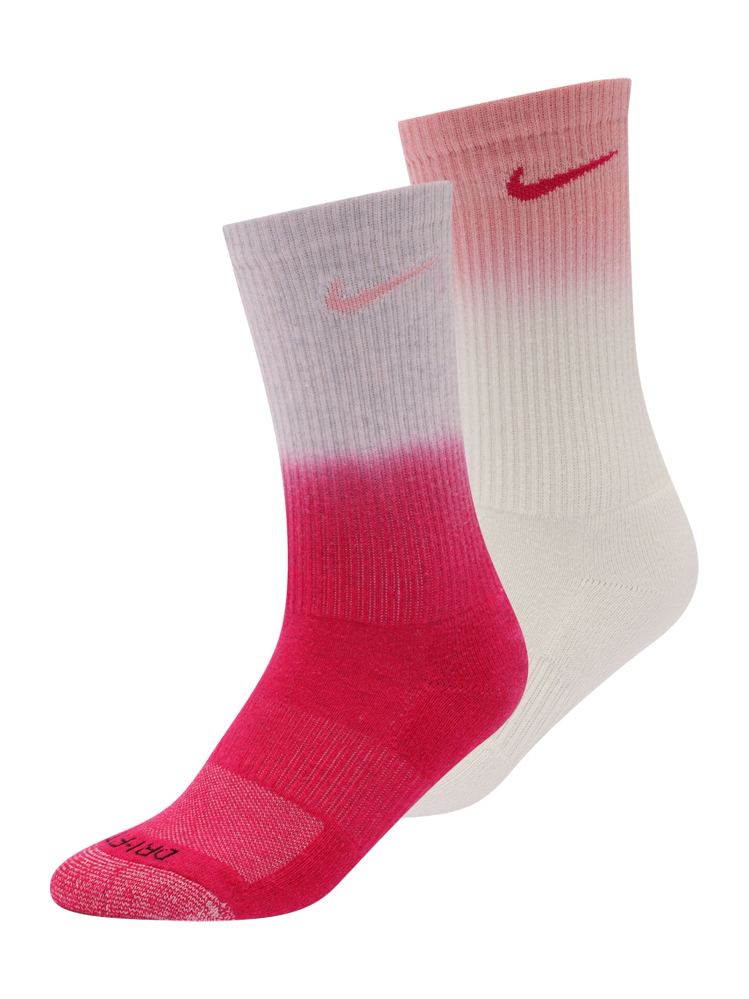 Nike Sportswear Kojinės 'Everyday Plus' rožių spalva / tamsiai rožinė / balta