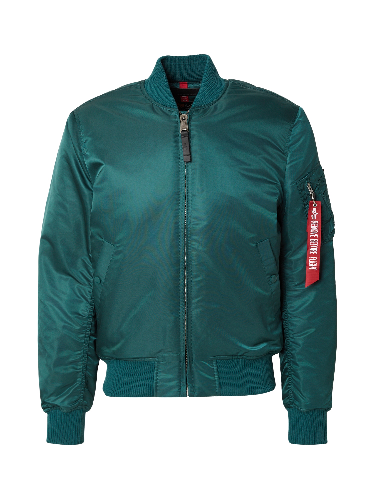 ALPHA INDUSTRIES Geacă de primăvară-toamnă MA-1 VF 59 verde petrol