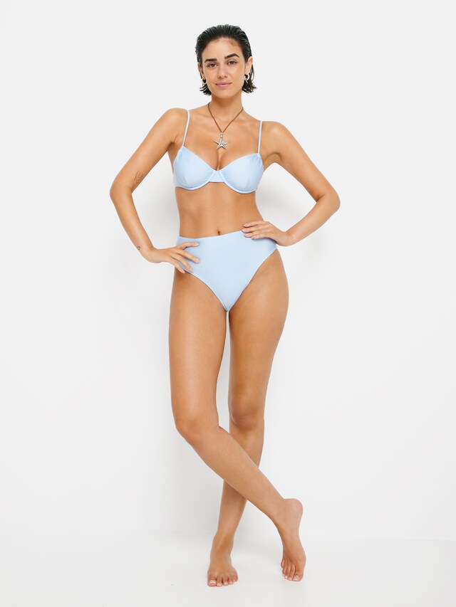 LSCN by LASCANA, Bikini felső 'Nele', kék, 3 kép a 5 közül