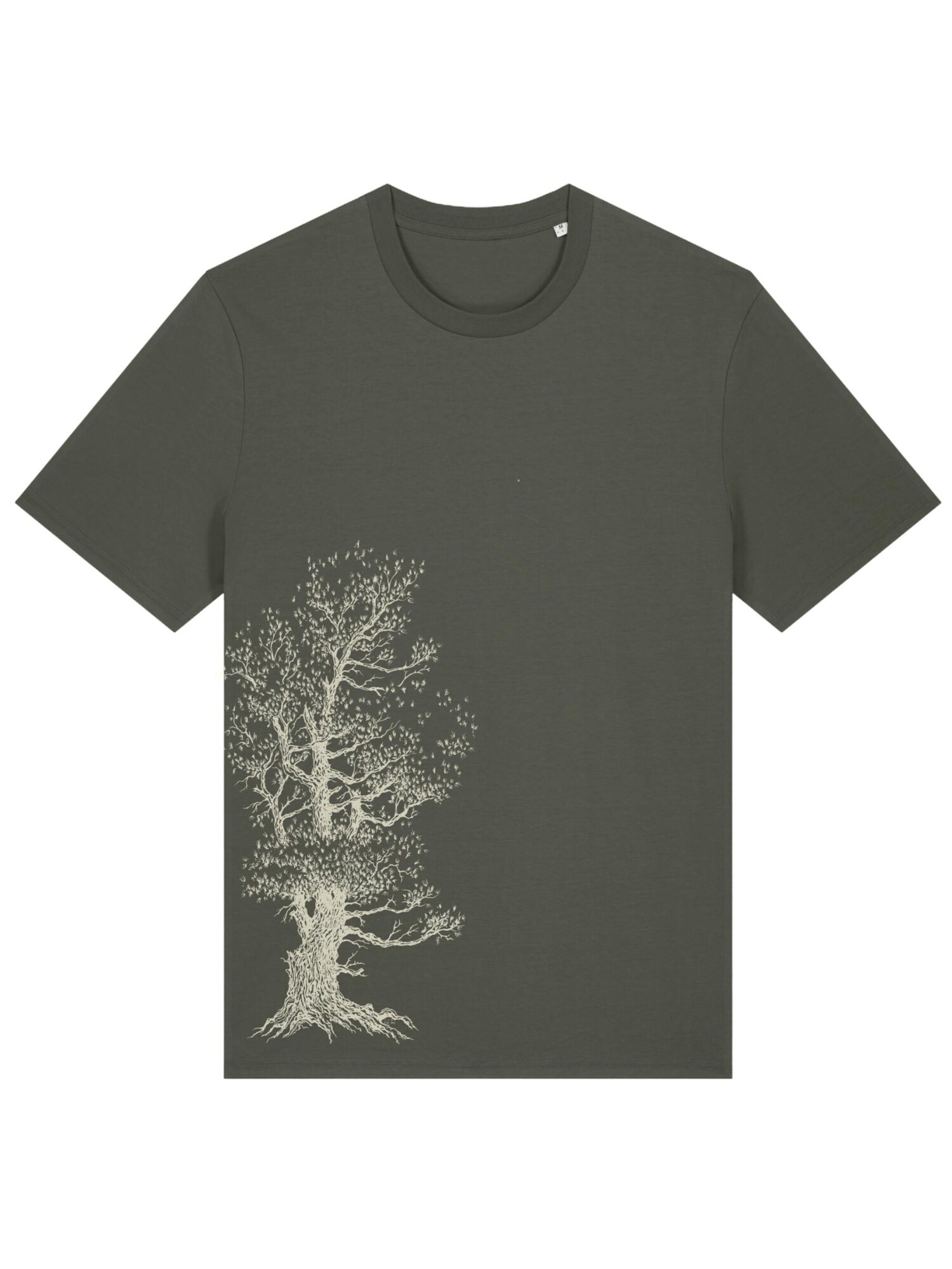 Life-Tree Majica 'Organic Fairwear Pine Tree' kaki