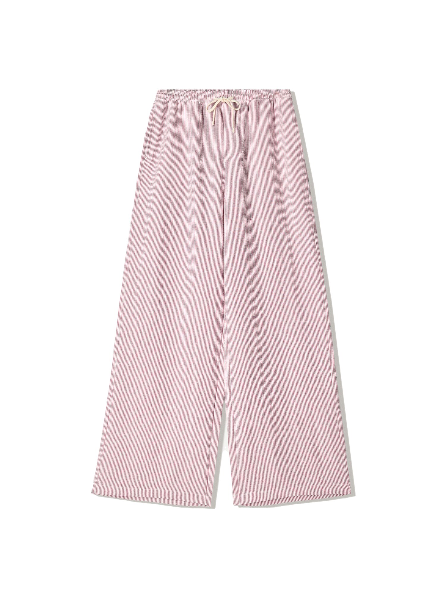 Bershka Nadrág  gránátalma / fehér akciós termékkép 1