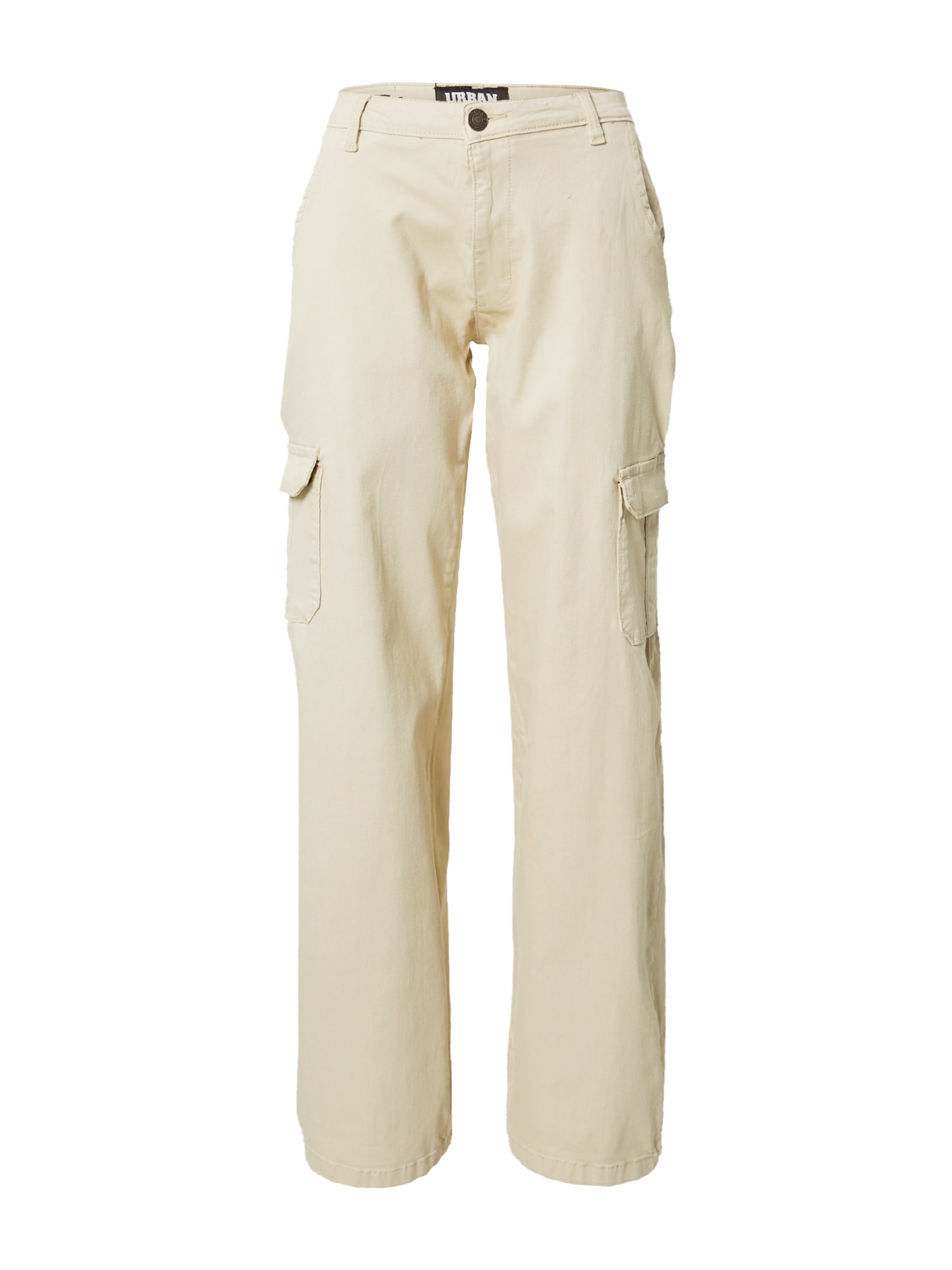 Urban Classics Pantaloni eleganți  alb murdar