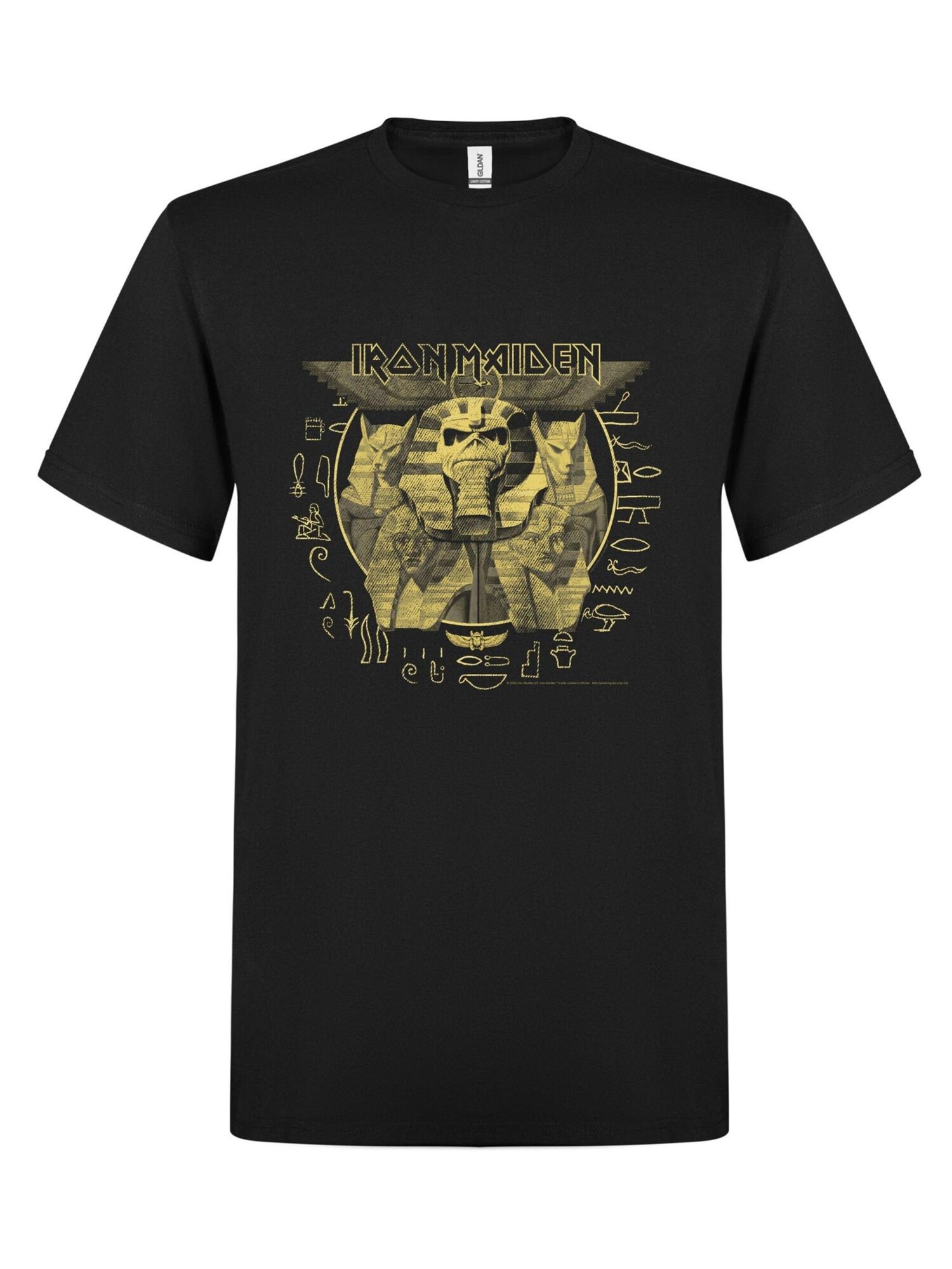 Iron Maiden Camiseta 'Iron Maiden Powerslave HieroglyphCircle T-Shirt' negro – imagen 1