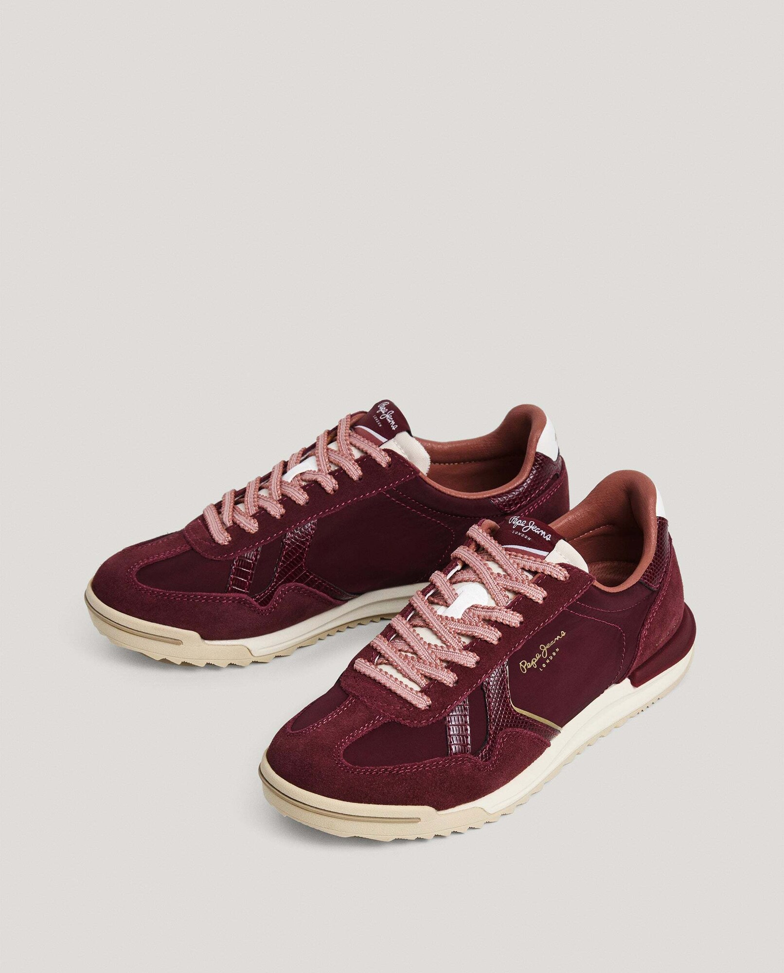 Pepe Jeans Zapatillas deportivas bajas 'Marvin Muse'  rojo vino – imagen 4