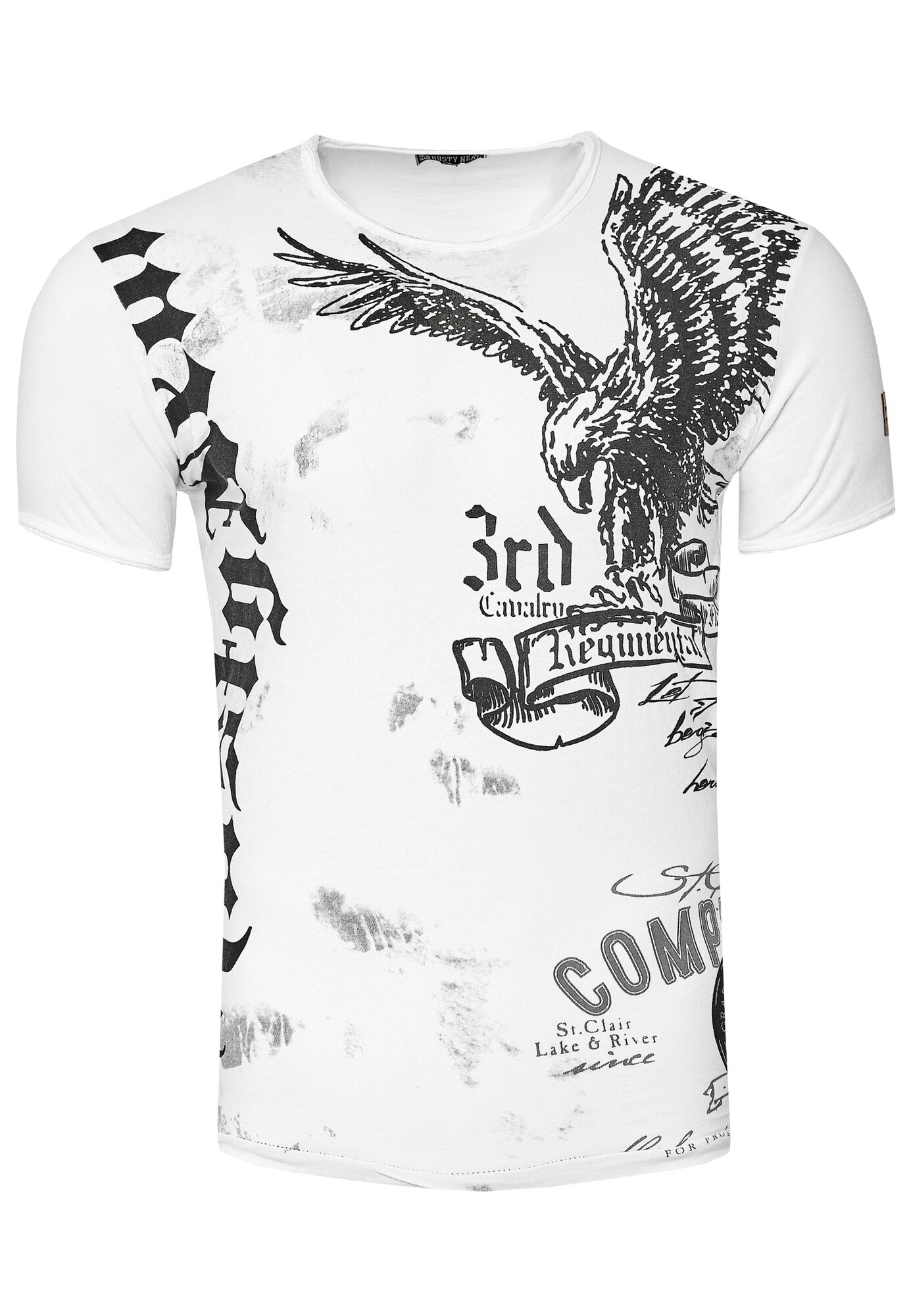 Thumbnail - Rusty Neal T-Shirt mit modernem Front & Back Print American Eagle
