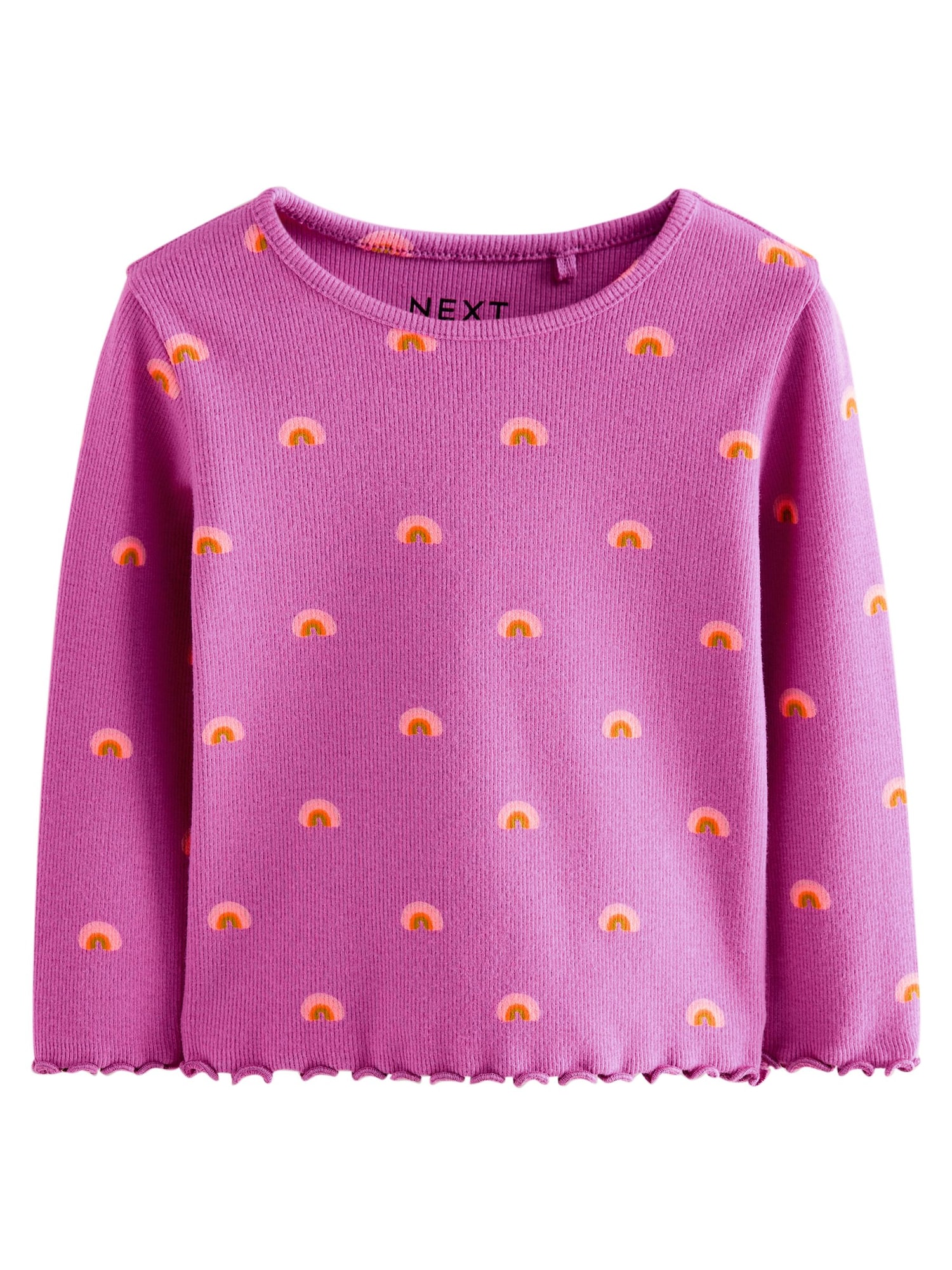Next Tricou  oliv / mov orhidee / portocaliu / roz