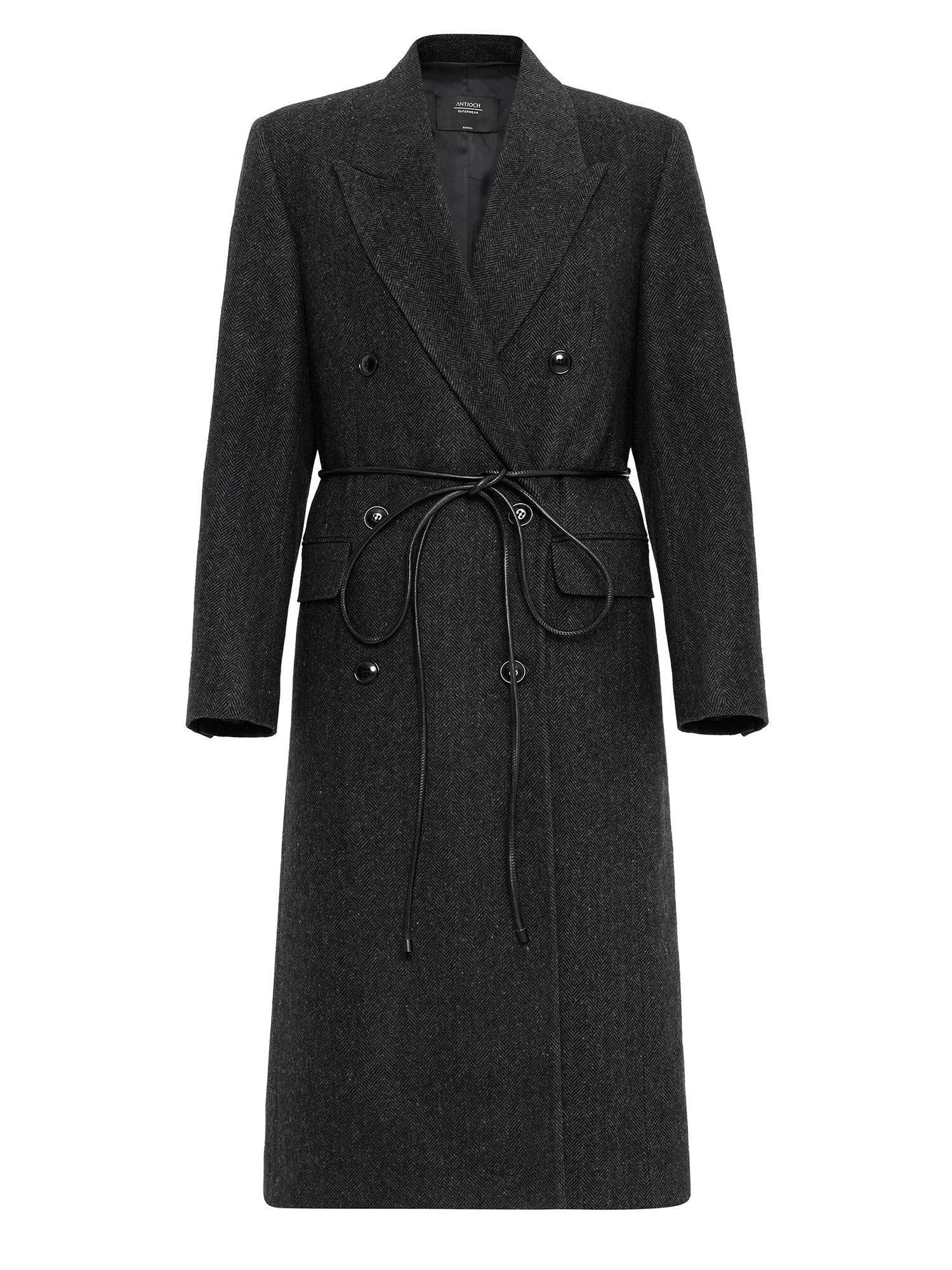 Antioch Palton de primăvară-toamnă  gri metalic