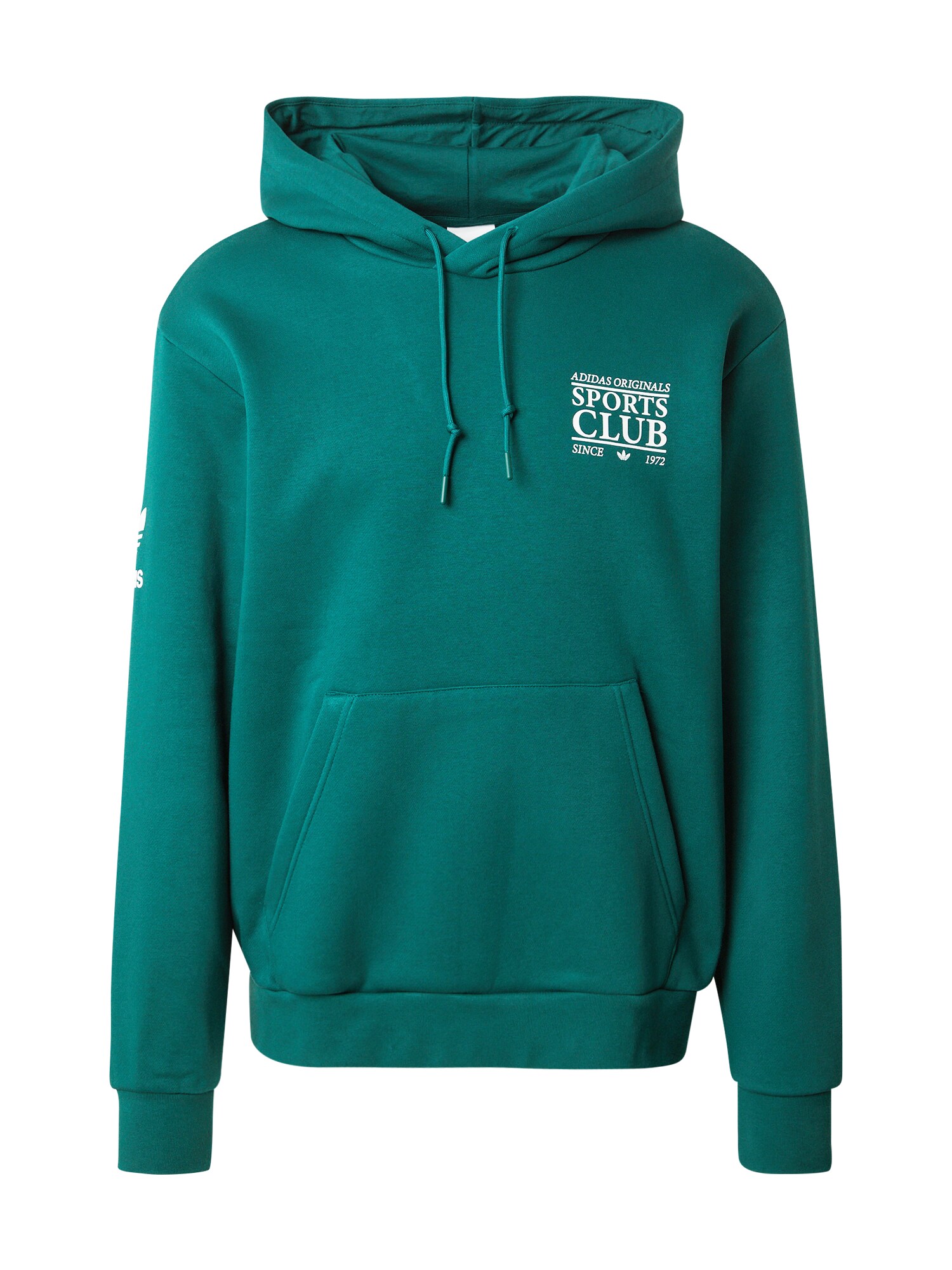 ADIDAS ORIGINALS Mikina  smaragdová / jasne červená / biela
