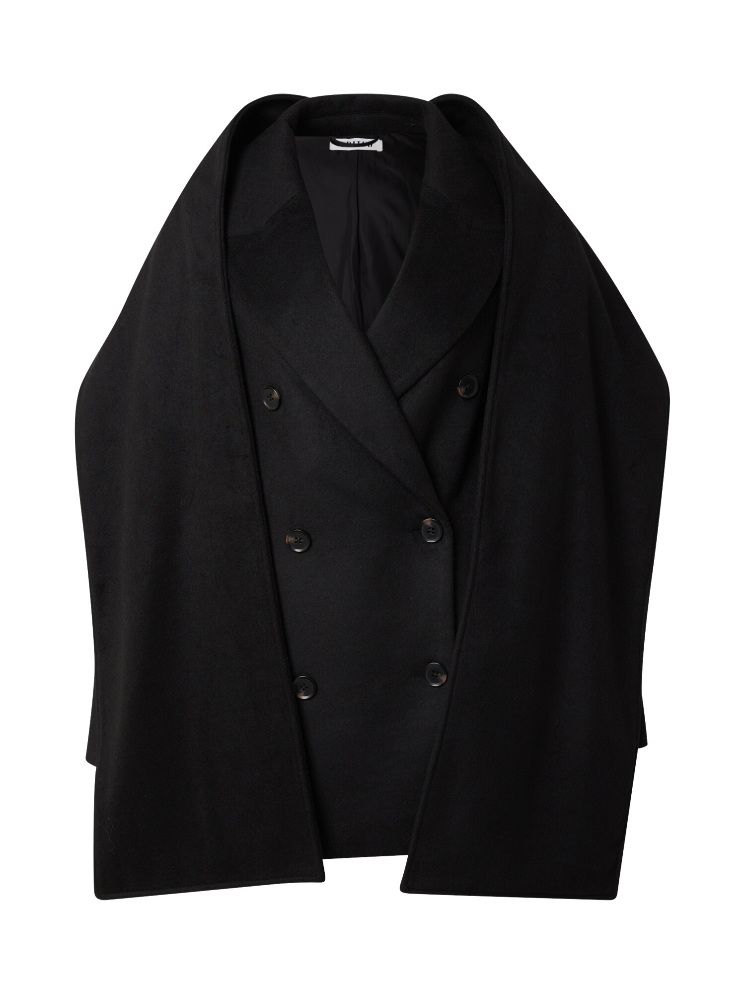 EDITED Palton de primăvară-toamnă Chantal  negru