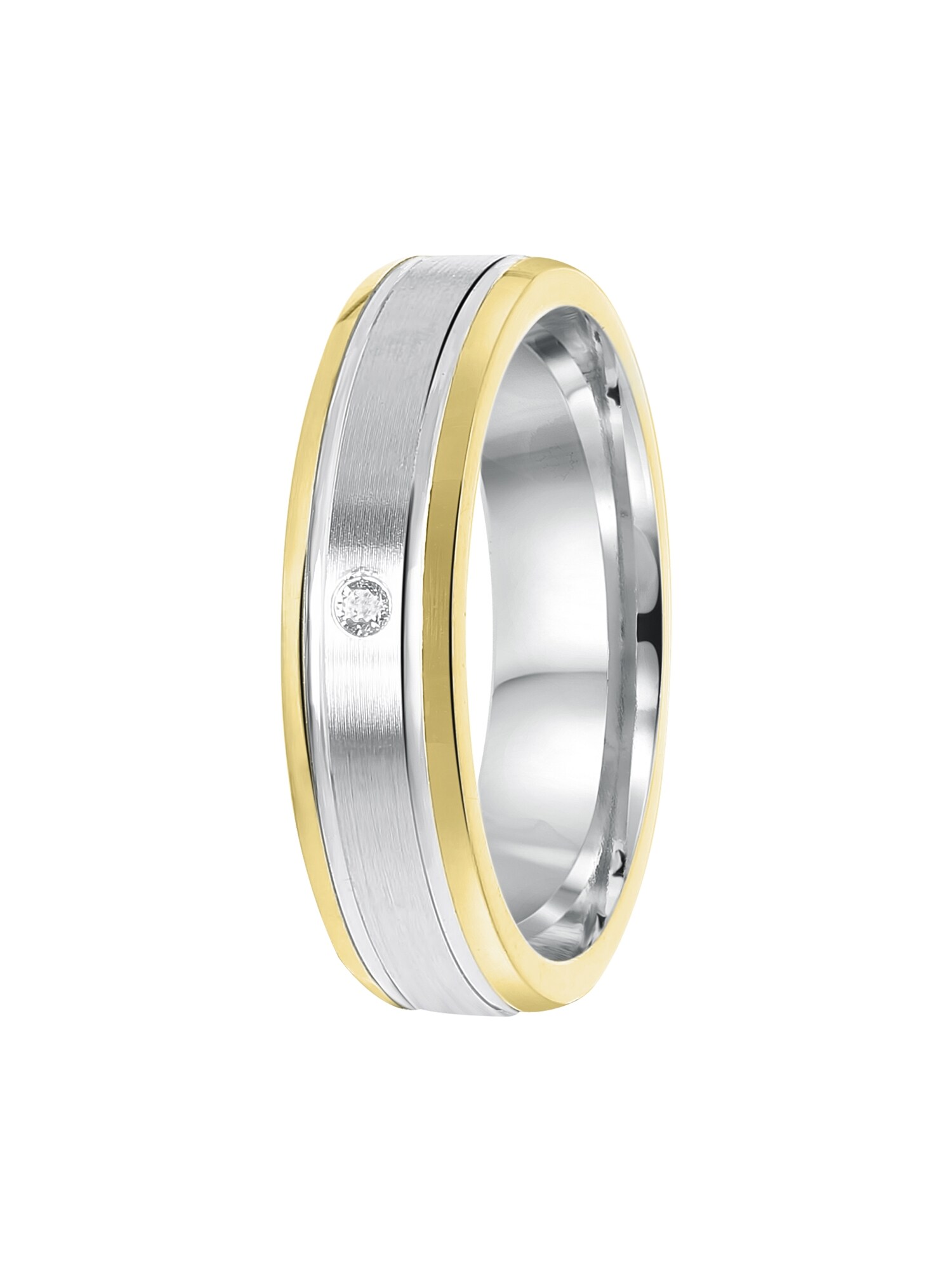Lucardi Ring Goud / Zilver