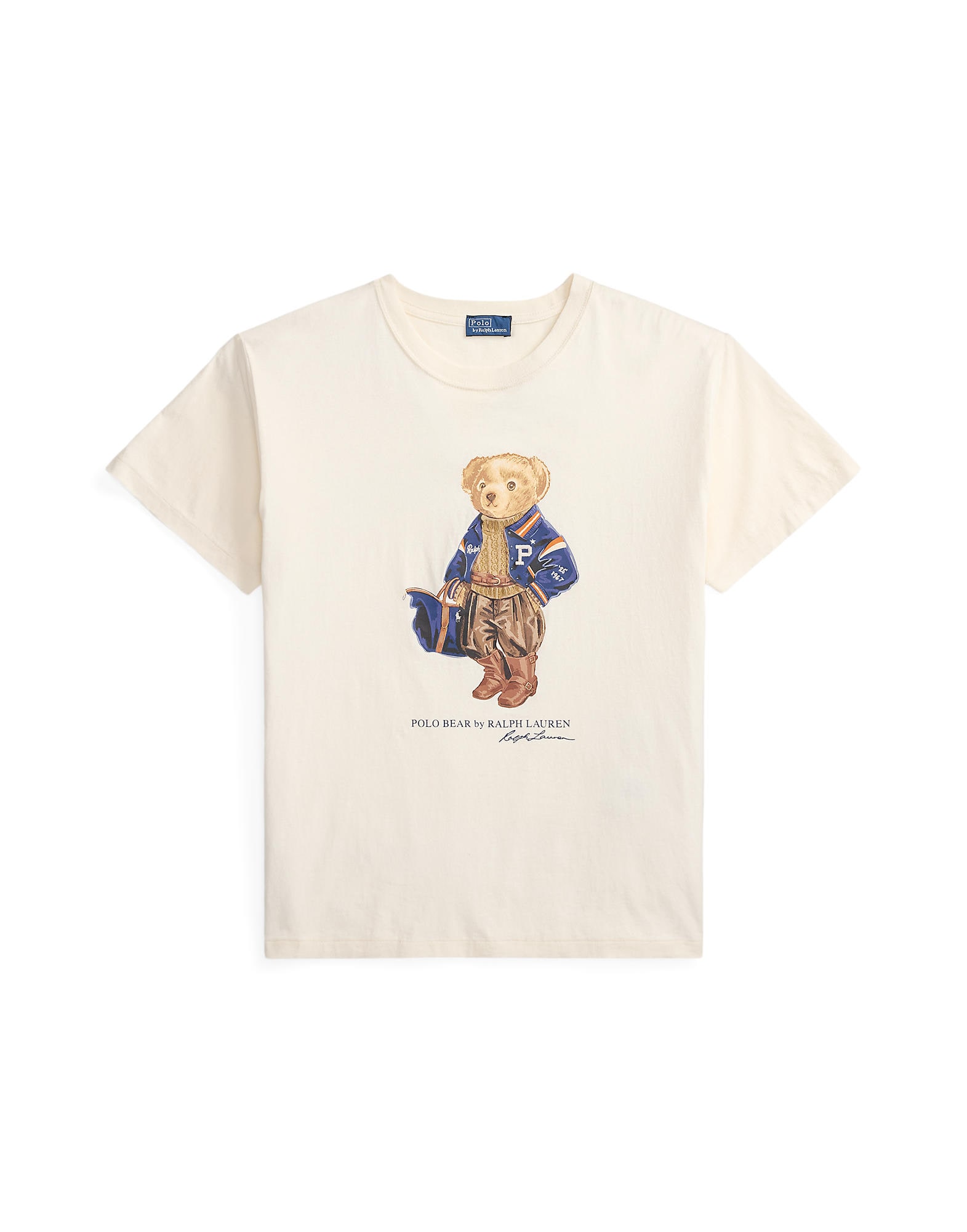 Polo Ralph Lauren Tricou bleumarin / ciocolatiu / maro cappuccino / alb lână