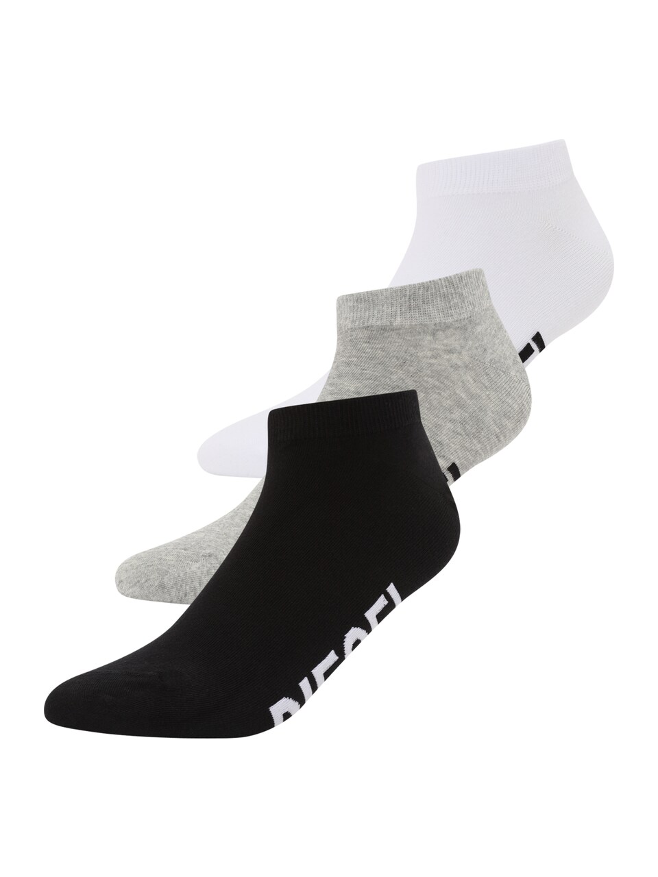 Sockor 'SKM-GOST' gråmelerad / svart
