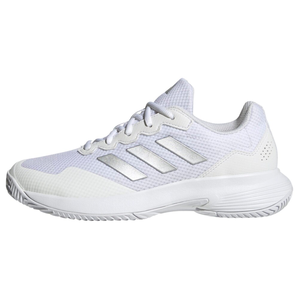 ADIDAS PERFORMANCE Sportschuh 'Gamecourt 2.0' Damen Größe 42.5/43 helllila / silber / weiß