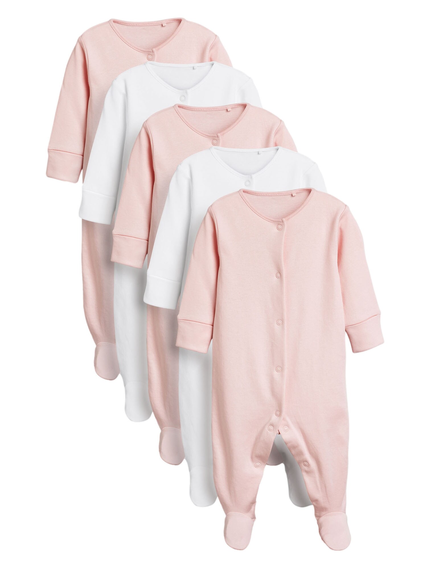 Next Salopetă/Body  roz / alb