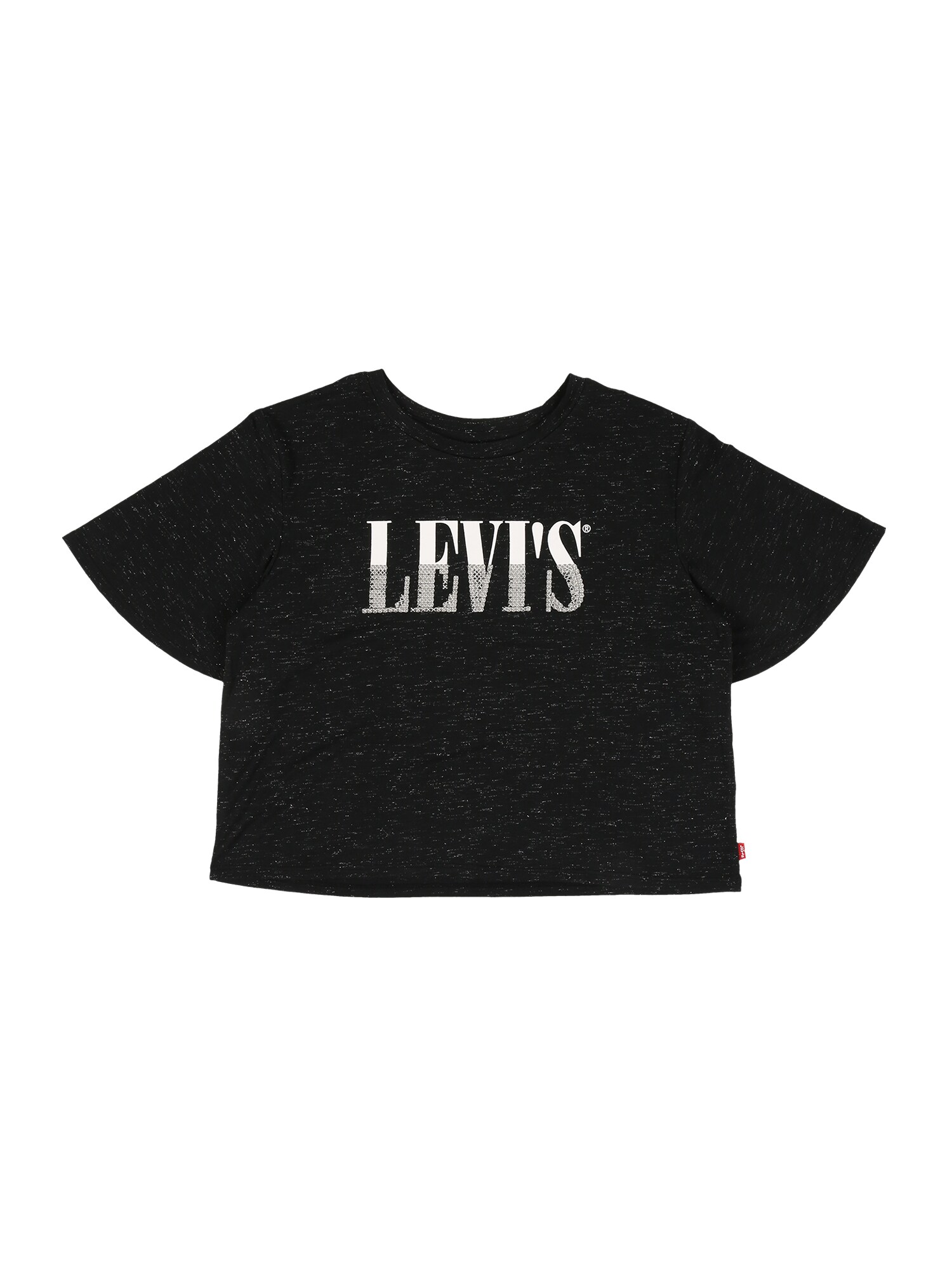 LEVI'S Marškinėliai  smėlio / sidabro pilka / margai juoda