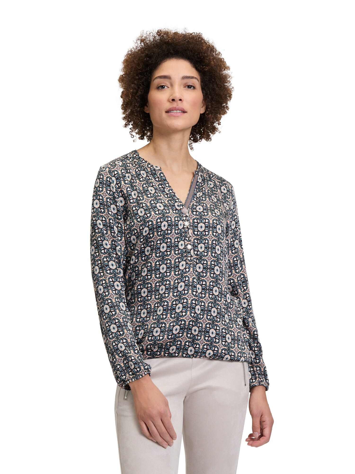 Thumbnail - Casual-Bluse mit Muster