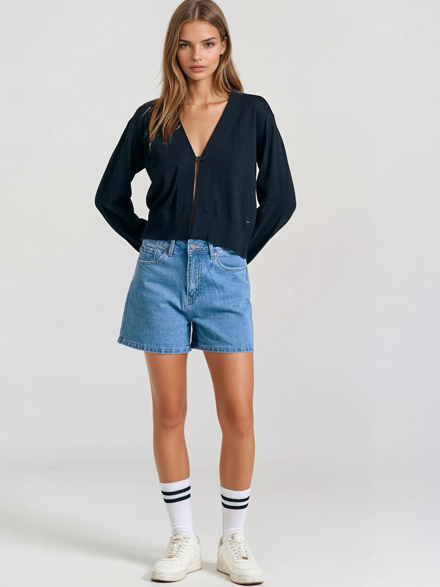 Thumbnail - Funky Buddha Strickjacke