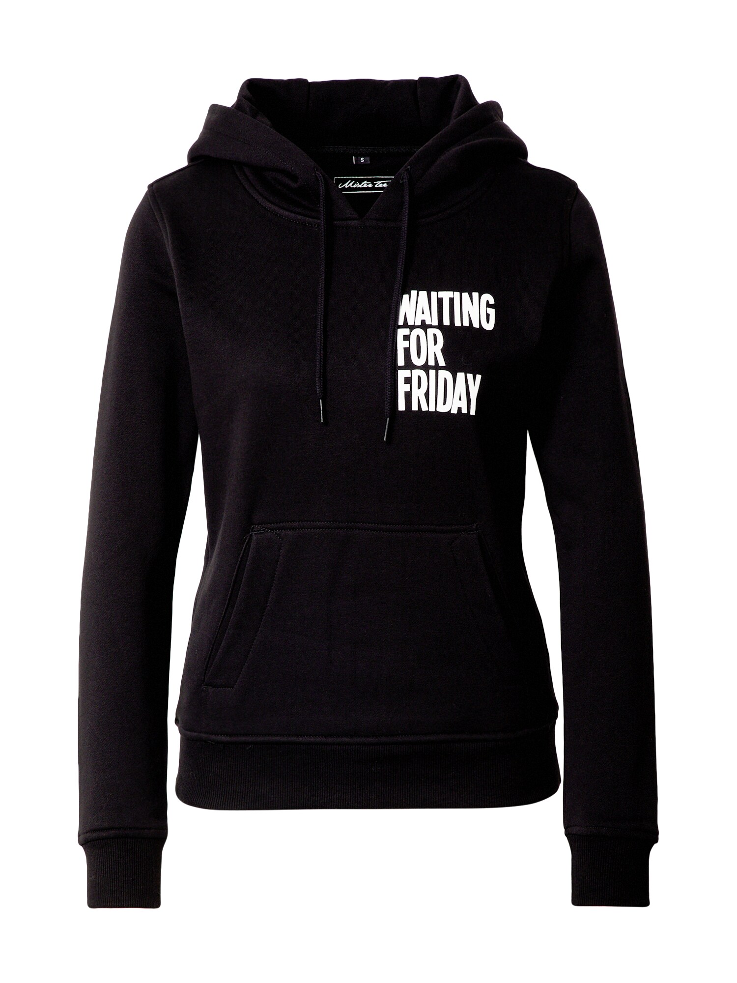 Merchcode Megztinis be užsegimo 'Waiting For Friday'  juoda