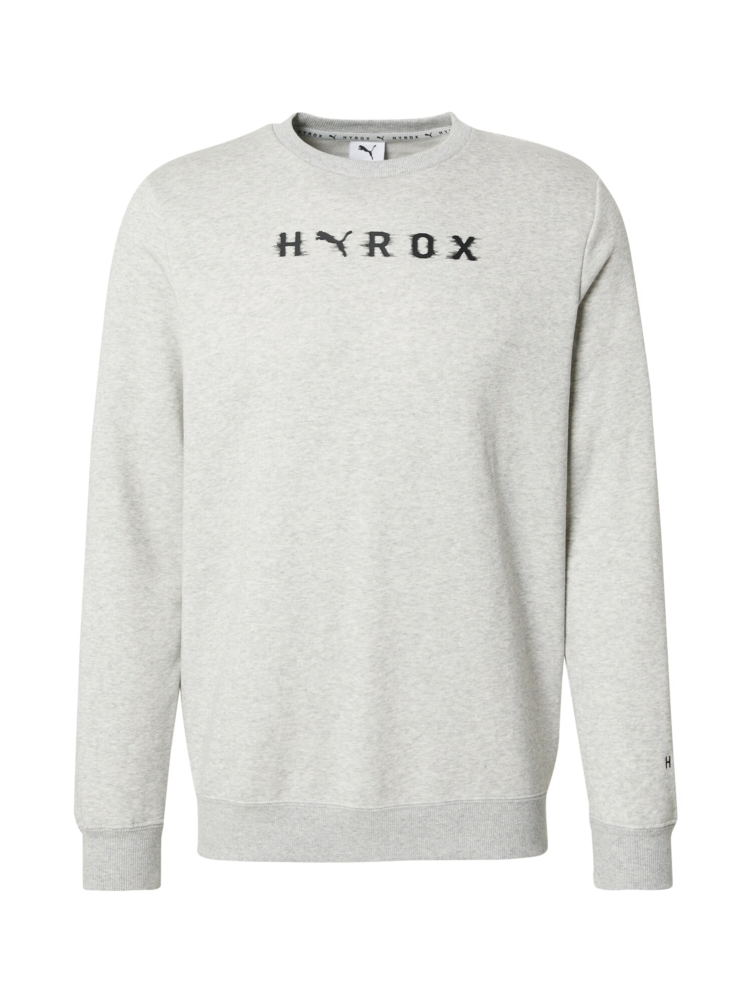 PUMA Hanorac sport Puma x Hyrox  gri / negru / alb