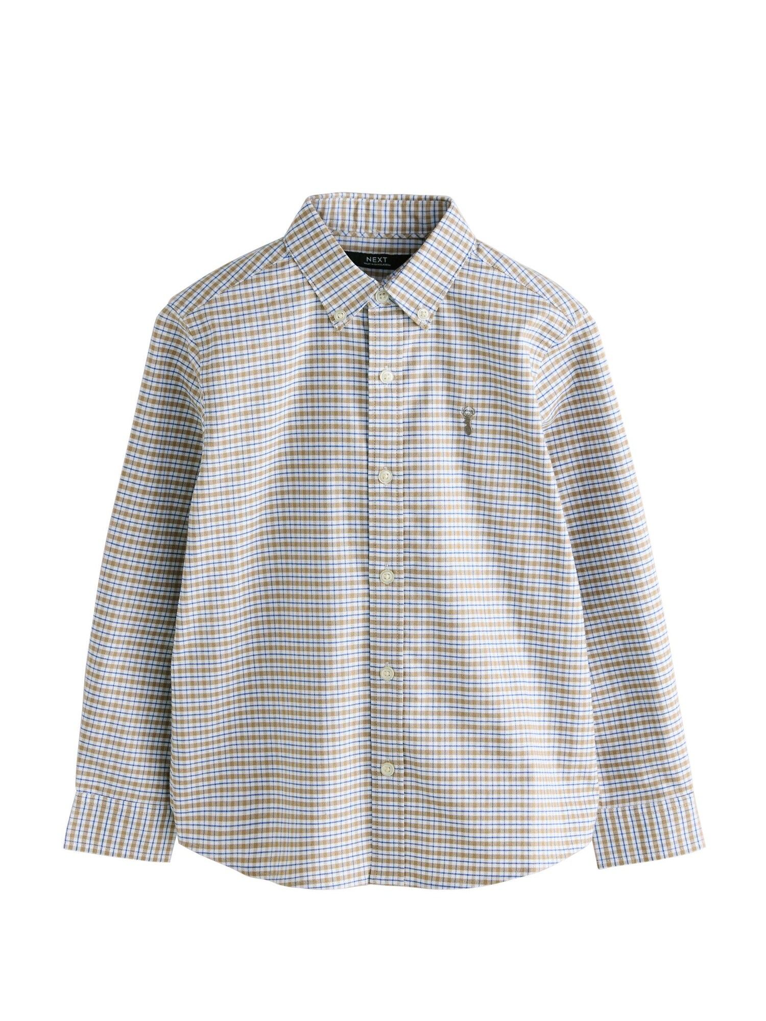 Next Cămașă  albastru / kaki / alb