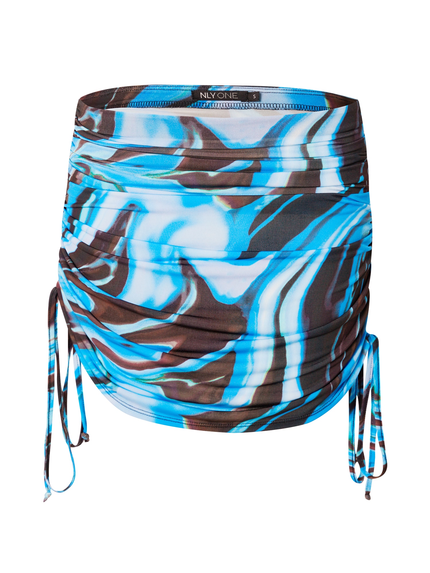 NLY by Nelly Fustă  albastru / albastru deschis / maro / negru