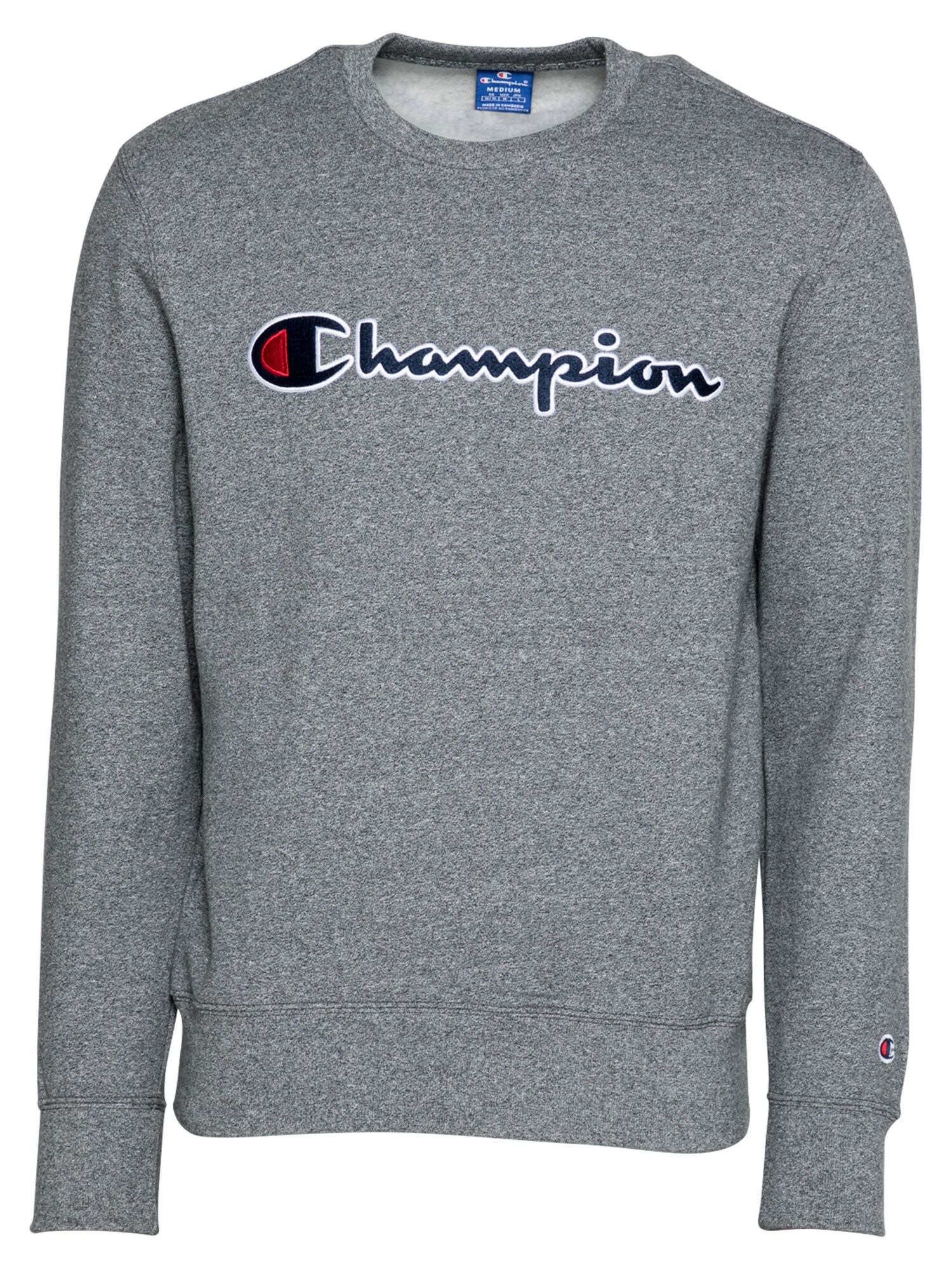 Champion Authentic Athletic Apparel Megztinis be užsegimo  margai pilka / balta / raudona / tamsiai mėlyna jūros spalva