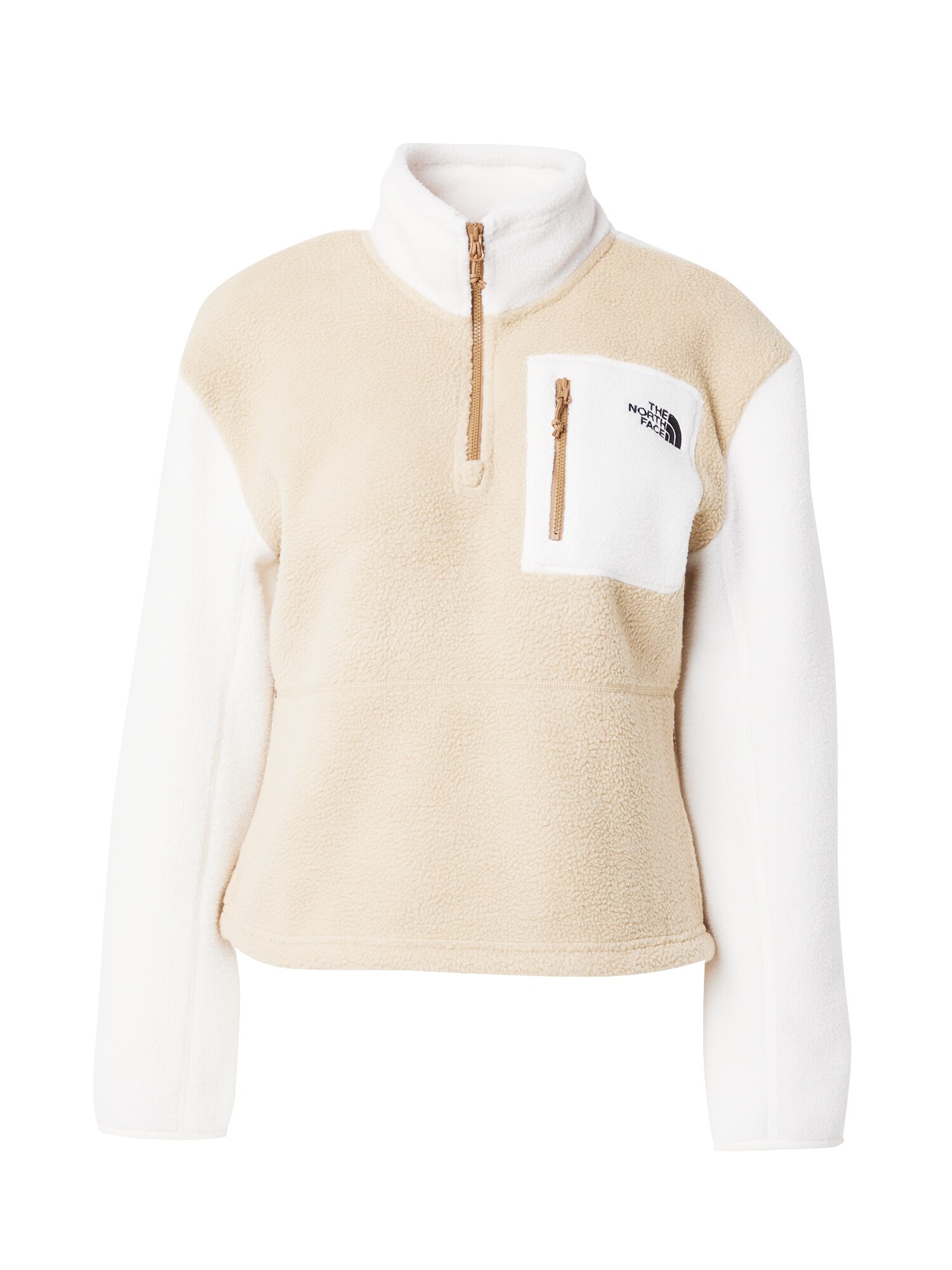 THE NORTH FACE Pulóver 'Yumiori'  khaki / fehér akciós termékkép 1