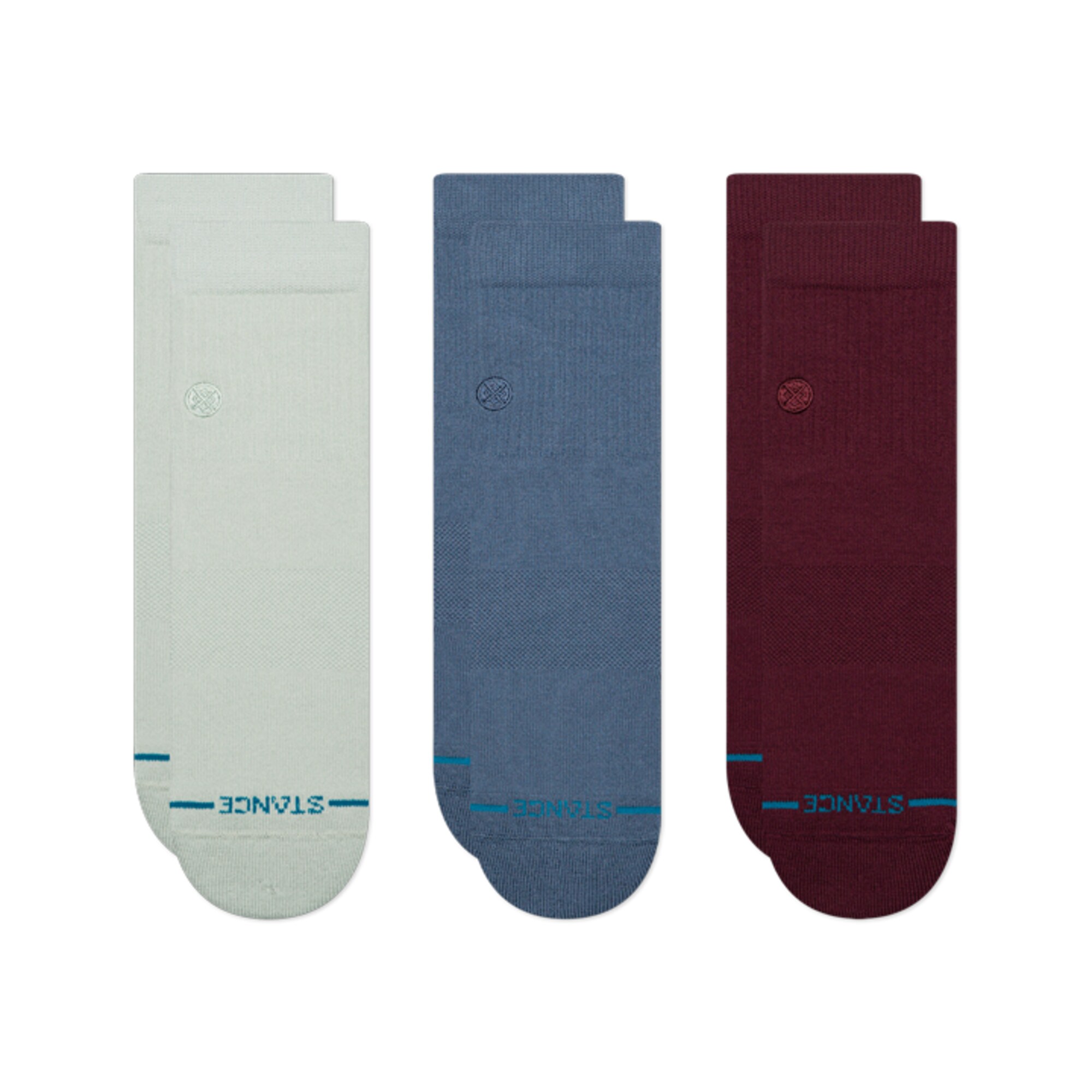 Stance Calcetines azul / azul pastel / burdeos