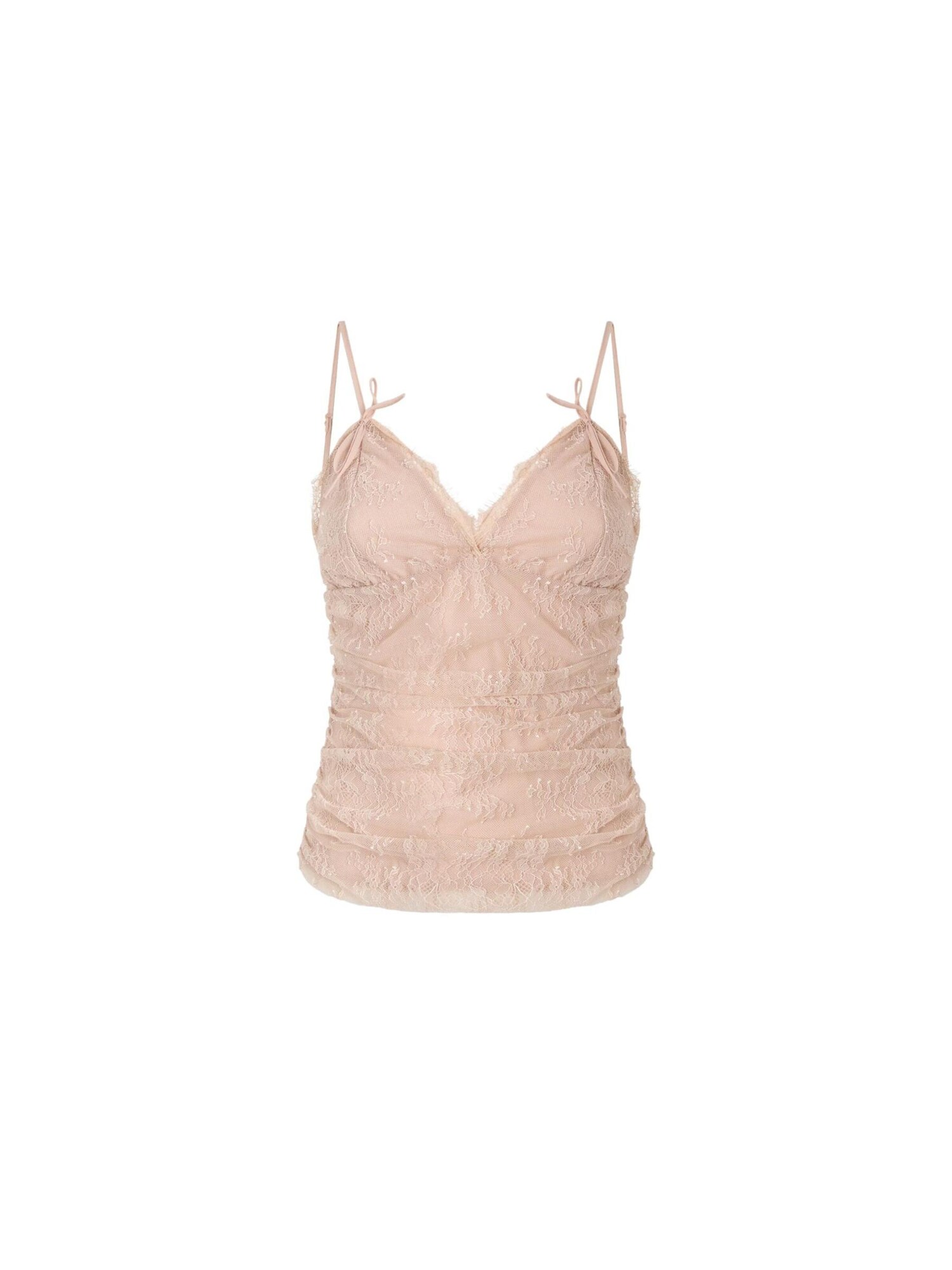 PINKO Top 'PINKO FRAGOLA TOP PIZZO STRETCH TOP'  rosa claro